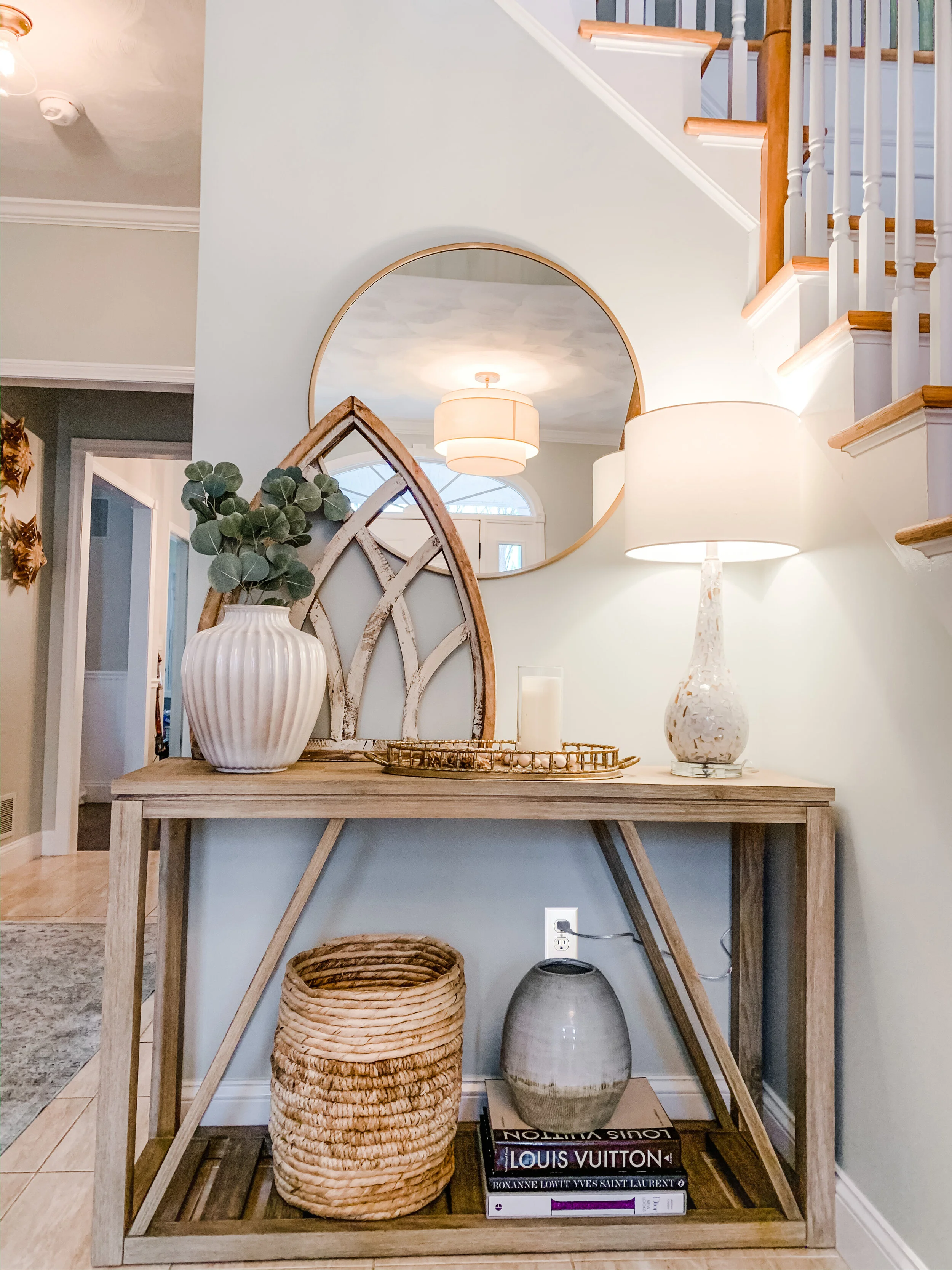 room and board entry table on How To Style An Entry Table Pickle Board Design Studio