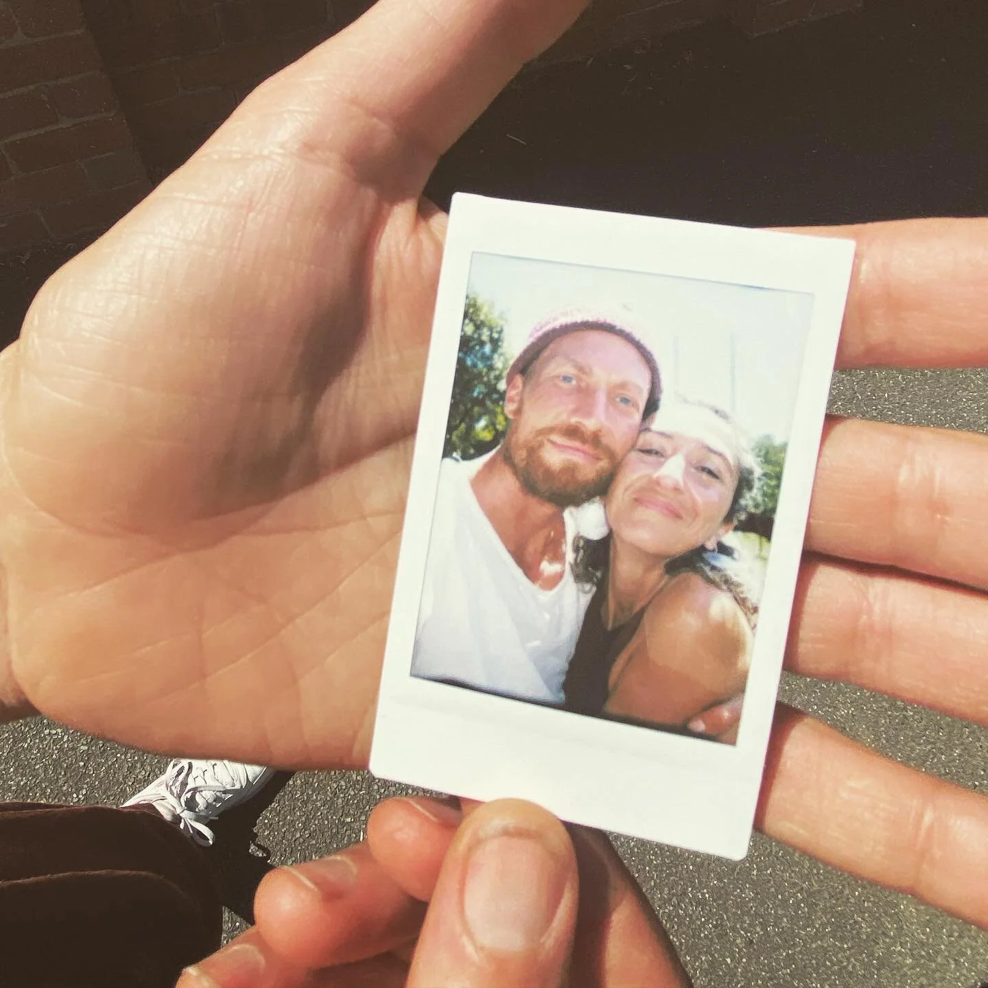 This Polaroid took 2 minutes to develop and 2 years to take..when you have been separated for 2 years of lockdown and then you sing a song and it&rsquo;s as if not a day had passed. Today was our first day back in the rehearsal room. Singing, as alwa