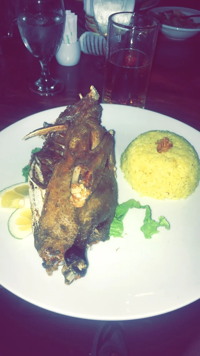   Crispy duck from Bebek Bengil.       
