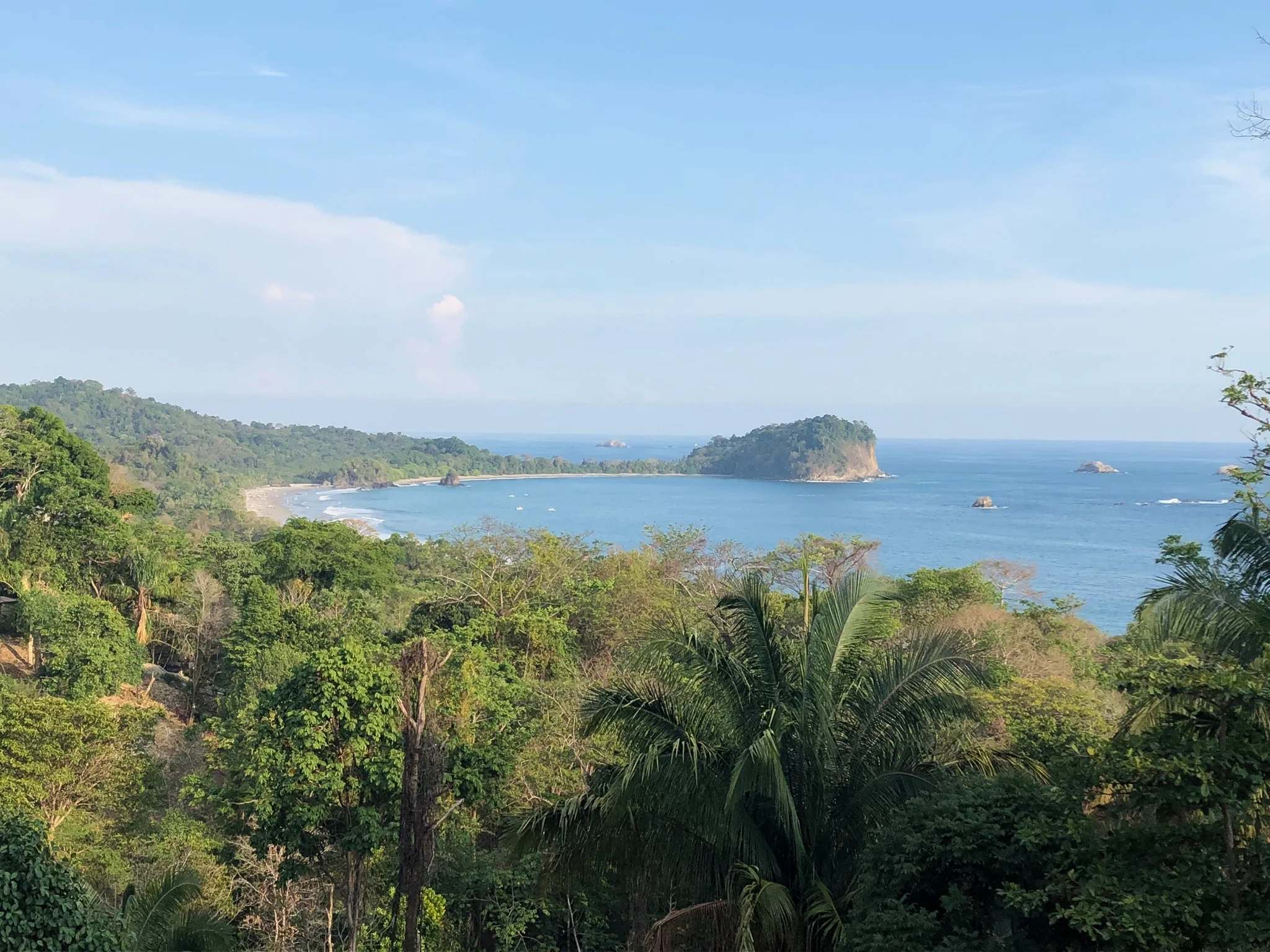   One of the many stunning views in Manuel Antonio.  