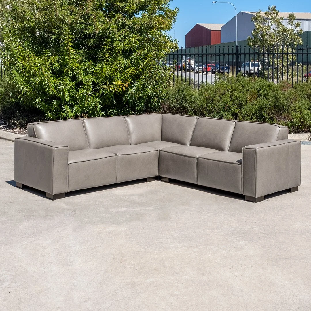 Ballarat Leather Modular — PERTH FURNITURE WAREHOUSE