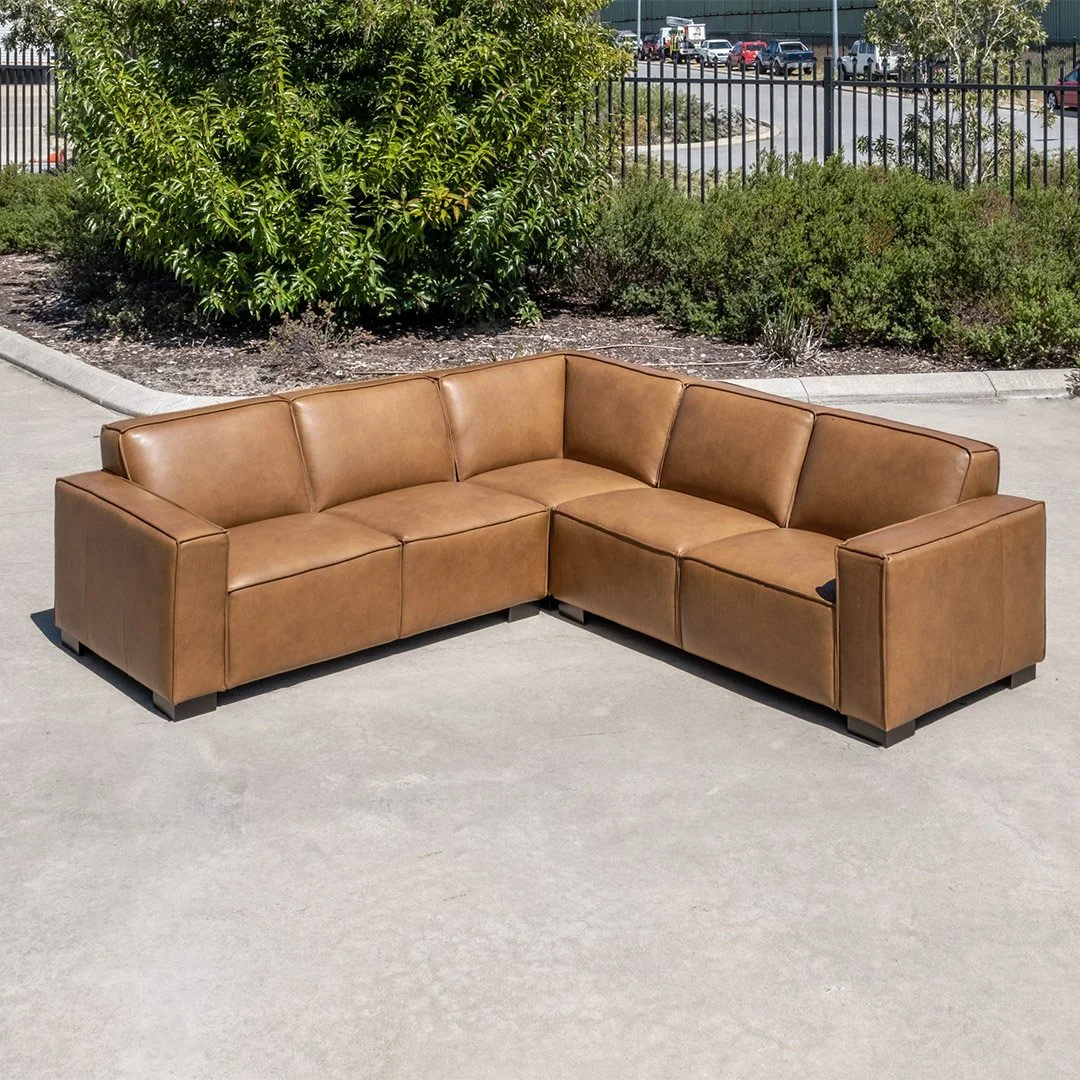 Ballarat Leather Modular — PERTH FURNITURE WAREHOUSE