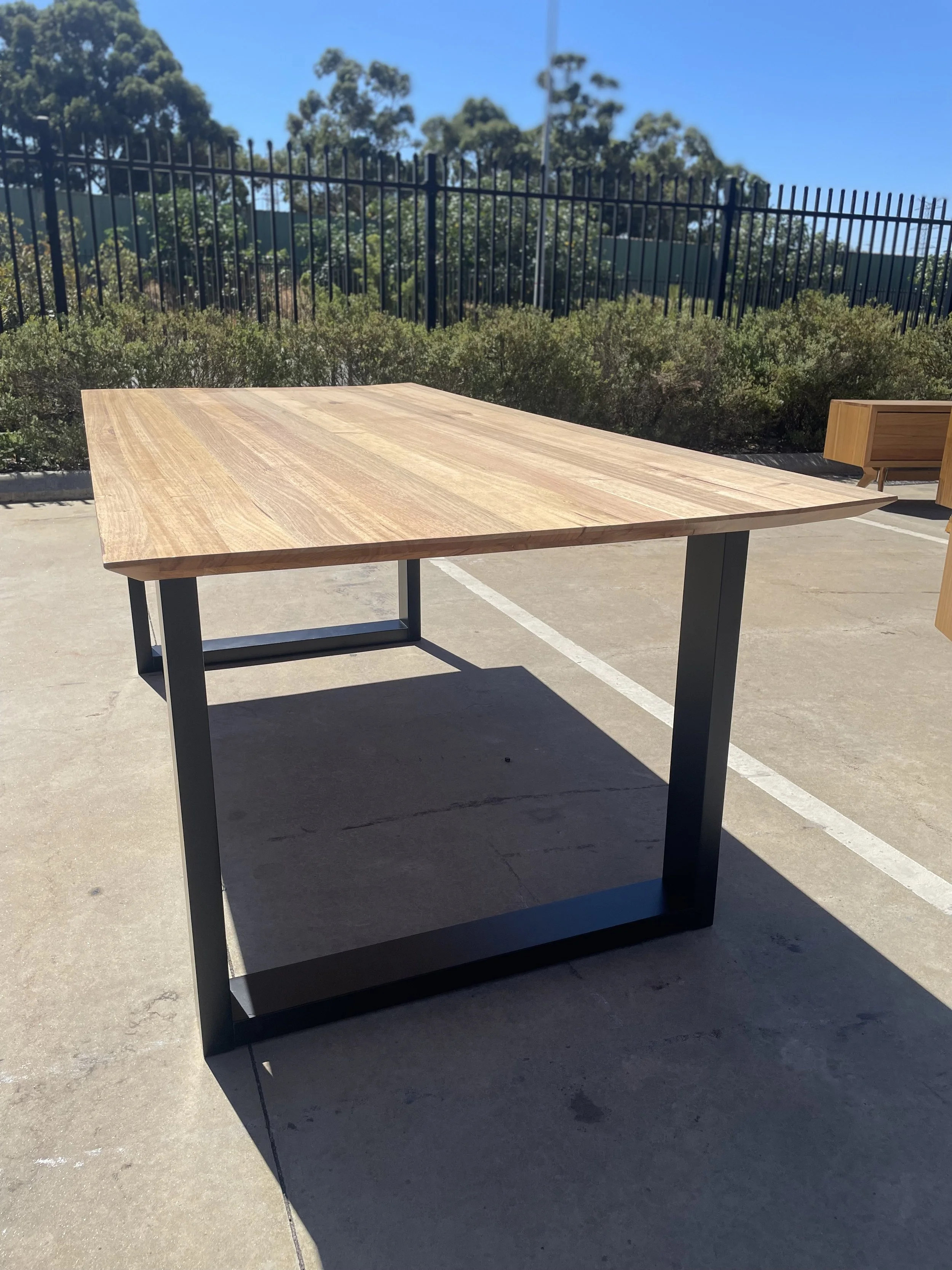 Oslo Table Black legs — PERTH FURNITURE WAREHOUSE