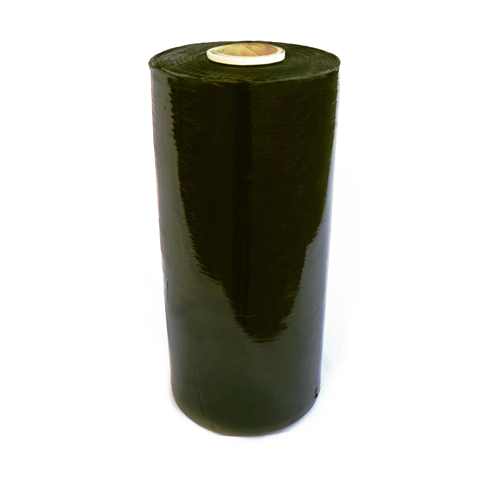 250% Stretch Pallet Wrap - 25 micron - 500mm x 1290m - Black