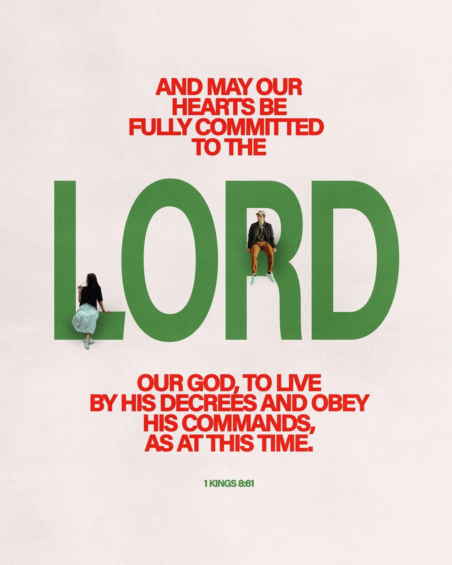 1 Kings 8:61 | And may our hearts be fully committed to the LORD our God, to live by his decrees and obey his commands, as at this time. 
.
.
.
#FollowersChurch #FollowersChurchSpokane #SpokaneChurch #FCSpokane
