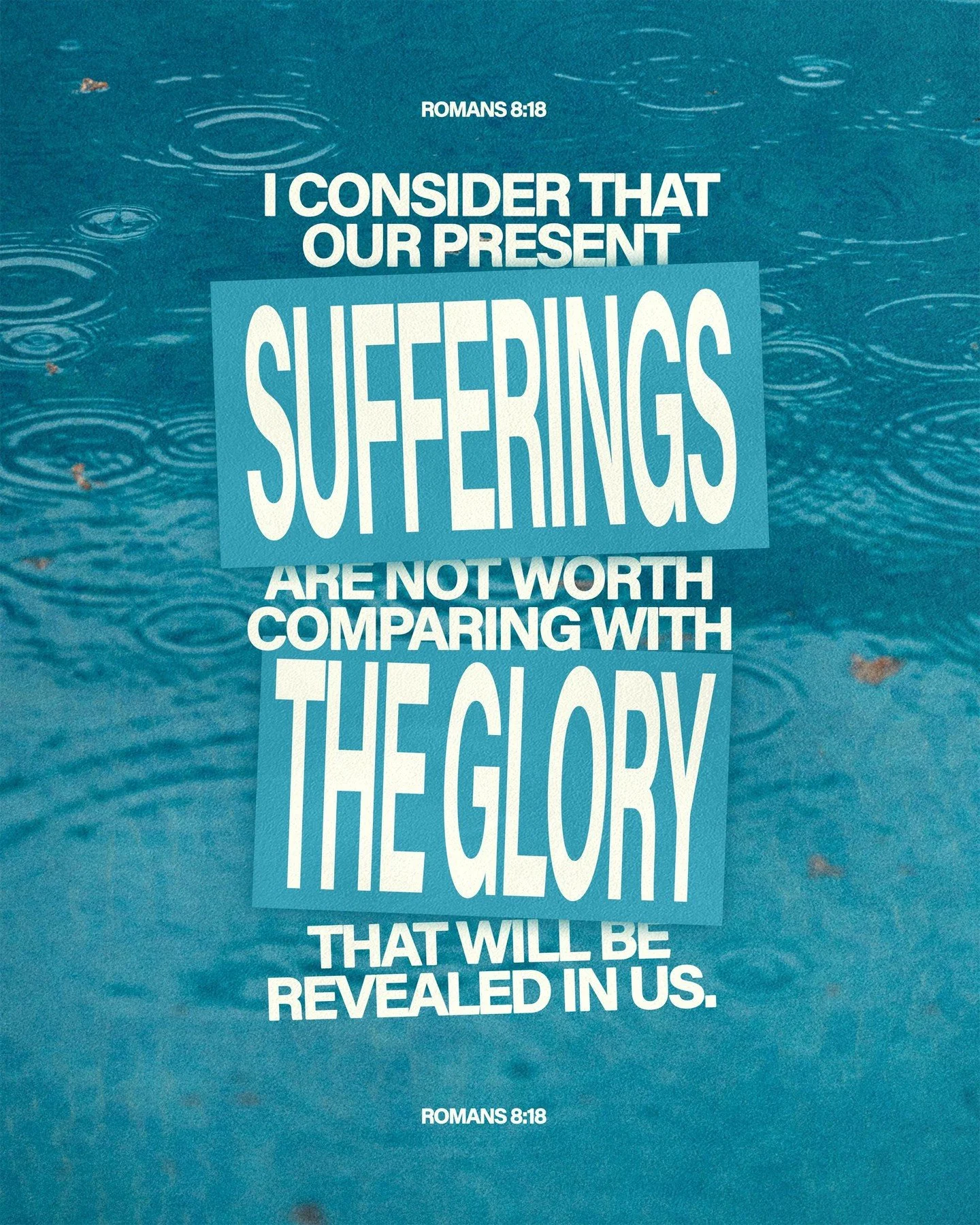 Romans 8:18 | I consider that our present sufferings are not worth comparing with the glory that will be revealed in us. 
.
.
.
#FollowersChurch #FollowersChurchSpokane #SpokaneChurch #FCSpokane