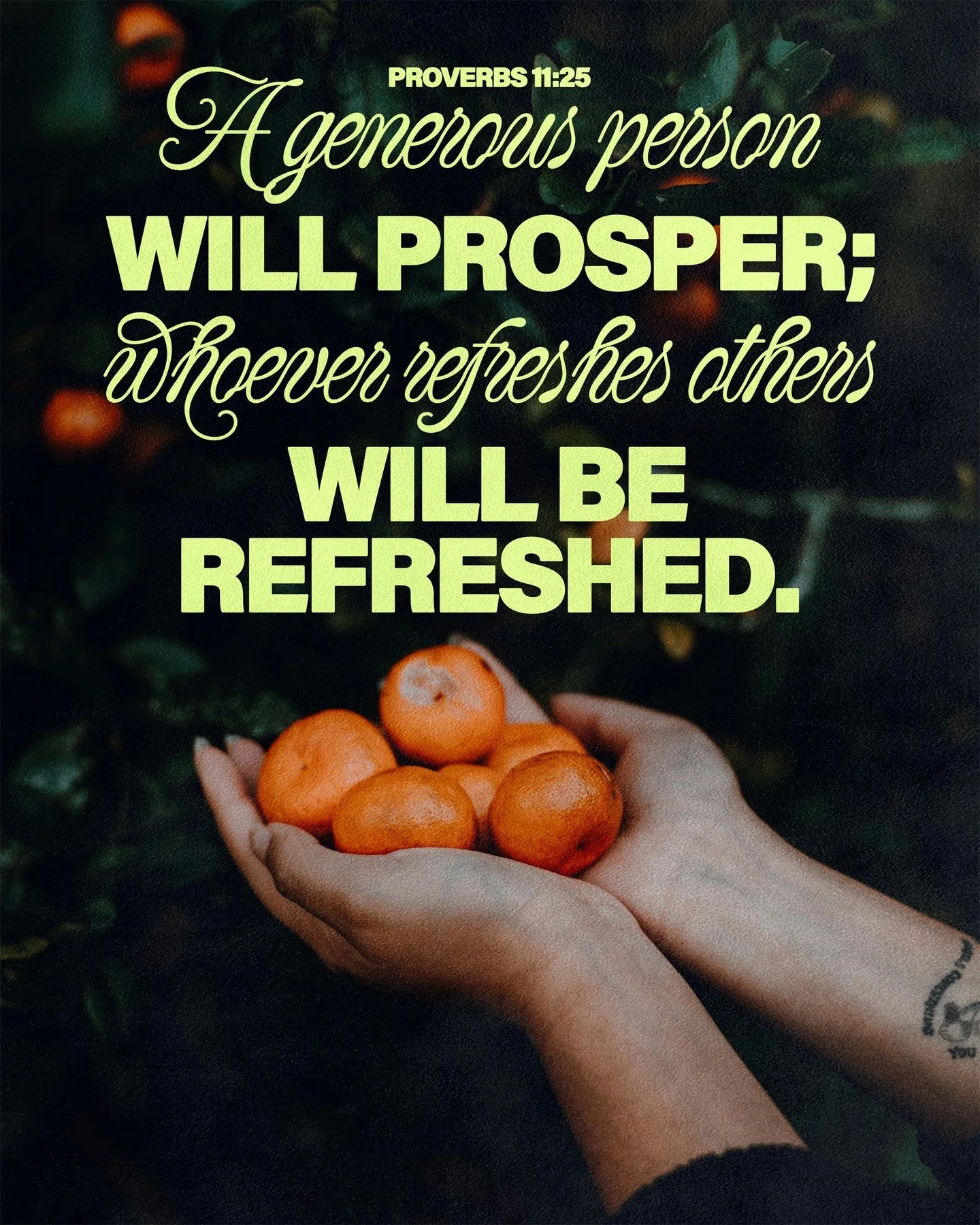 Proverbs 11:25 | A generous person will prosper; whoever refreshes others will be refreshed. 
.
.
.
#FollowersChurch #FollowersChurchSpokane #SpokaneChurch #FCSpokane
