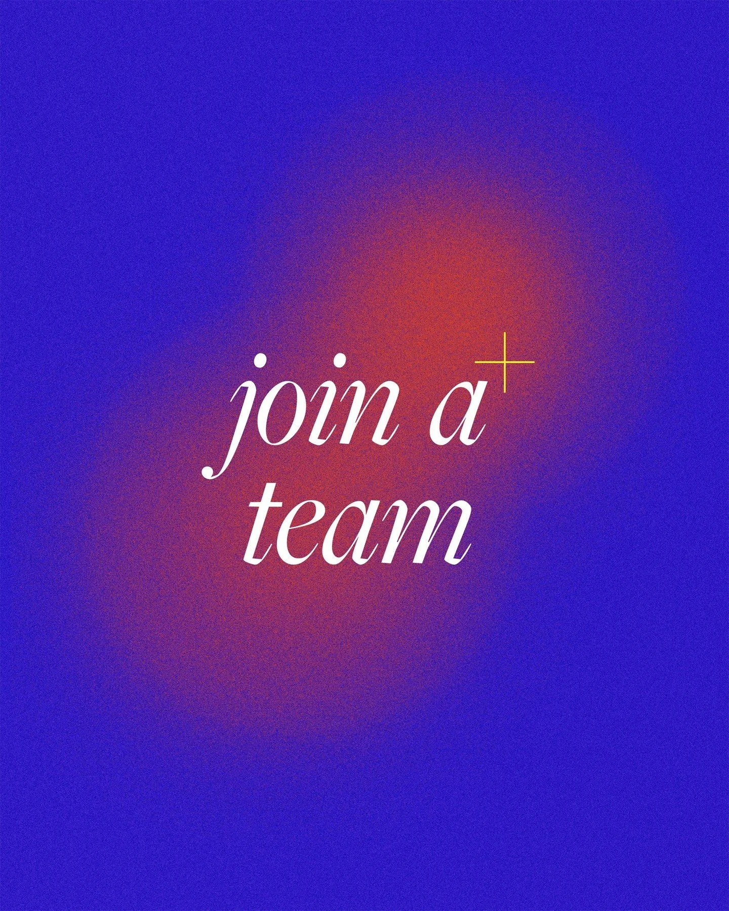 We have so many amazing places of significance for you to be involved in. You don't just have to sit on the sidelines on Sundays. Get into the game! 

* Greeting
* Swag 
* Worship &amp; Tech 
* Kids

Message us, and we'll help you get connected with 