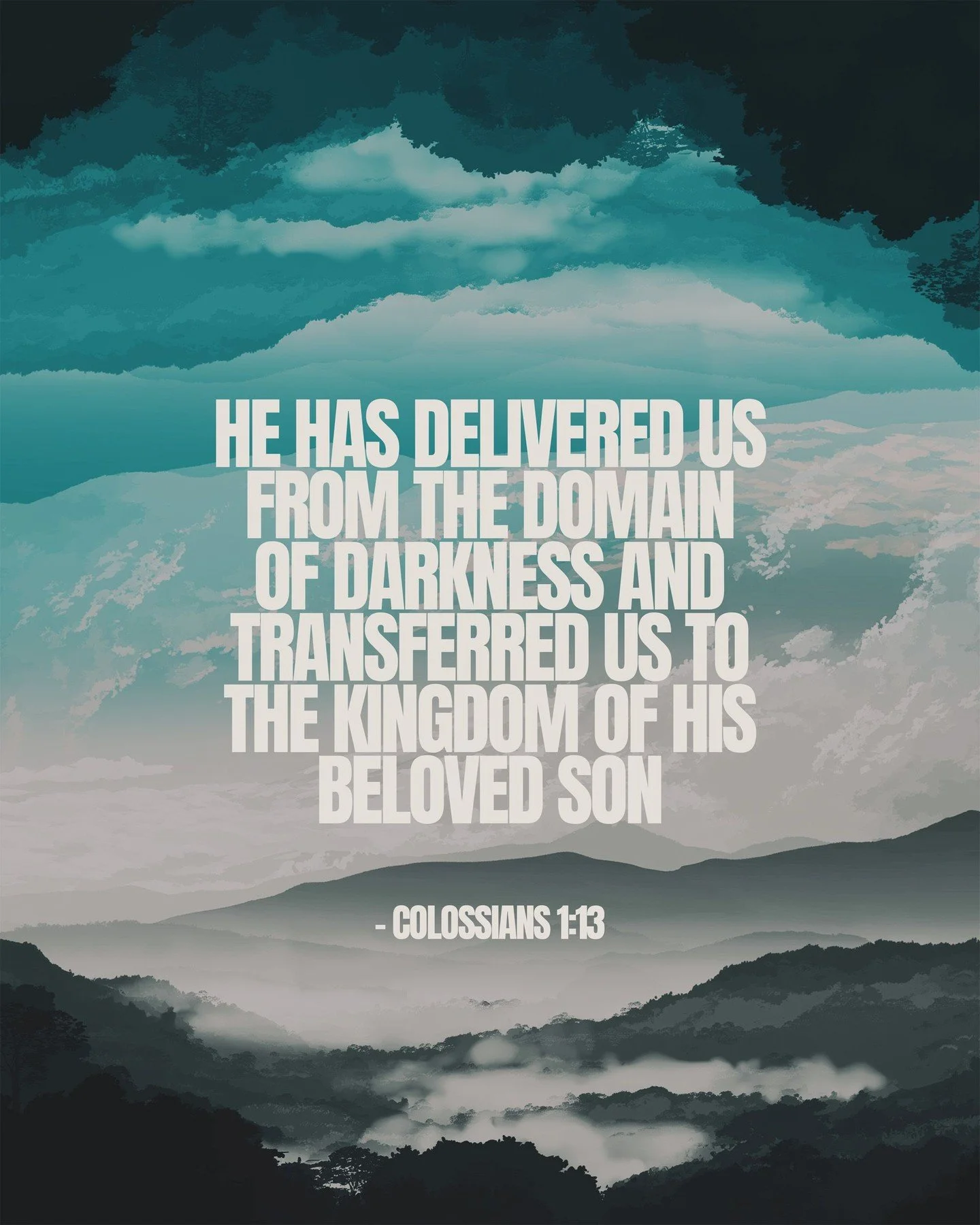 Colossians 1:13 | He has delivered us from the domain of darkness and transferred us to the kingdom of his beloved Son. 
.
.
.
#FollowersChurch #FollowersChurchSpokane #SpokaneChurch #FCSpokane