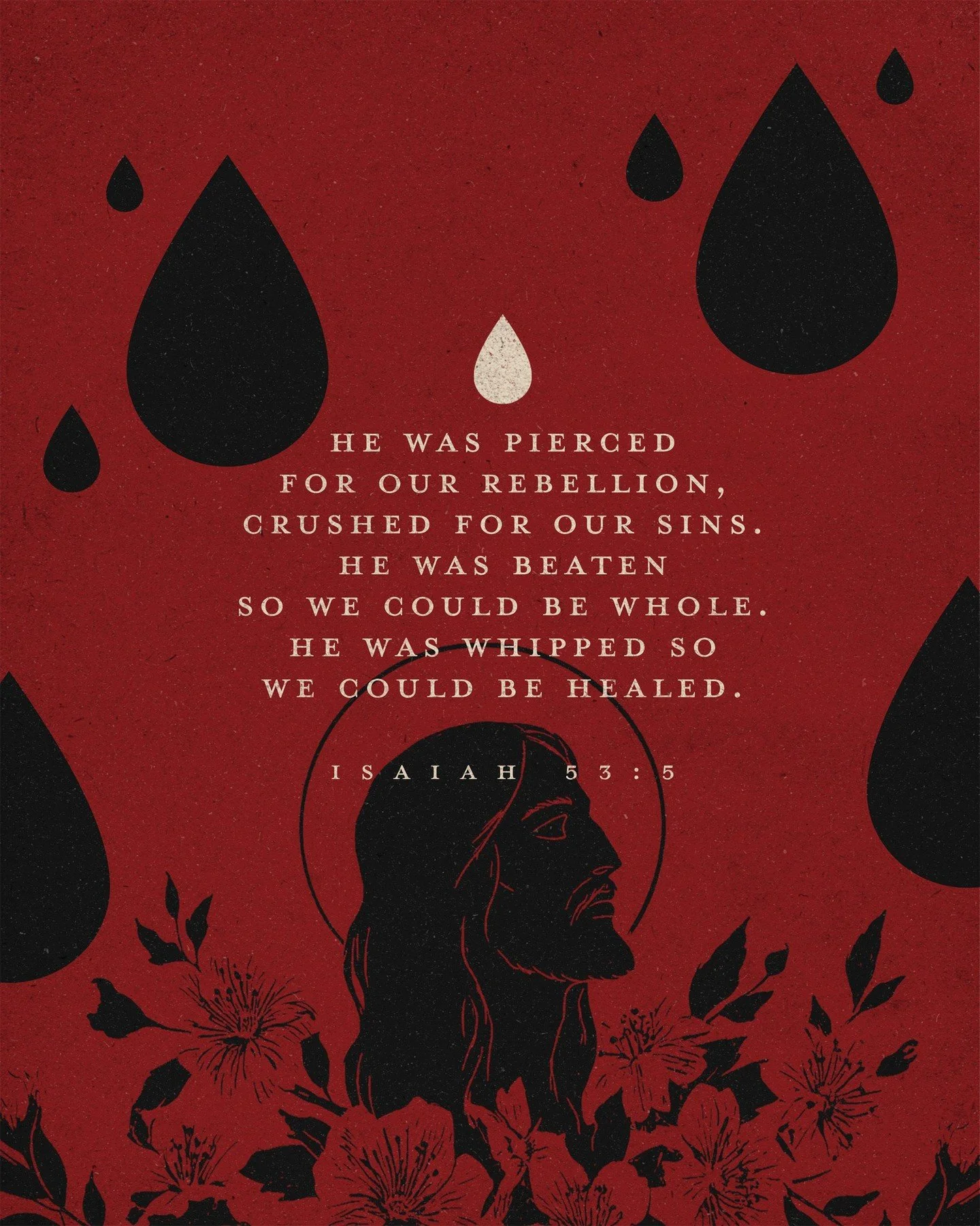 Isaiah 53:5 | He was pierced for our rebellion, crushed for our sins. He was beaten so we could be whole. He was whipped so we could be healed. 
.
.
.
#FollowersChurch #FollowersChurchSpokane #SpokaneChurch #FCSpokane