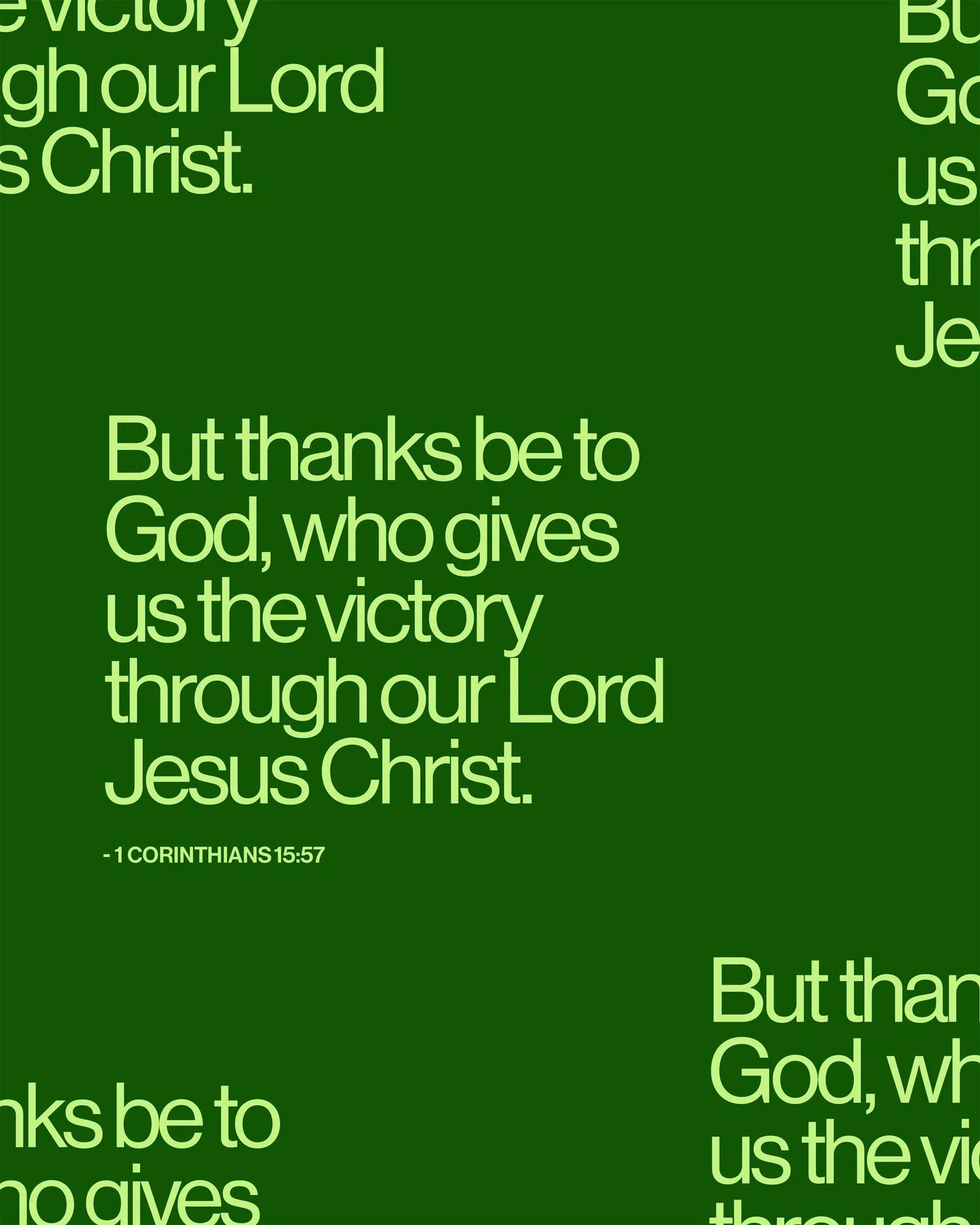 1 Corinthians 15:57 | But thanks be to God, who gives us the victory through our Lord Jesus Christ. 
.
.
.
#FollowersChurch #FollowersChurchSpokane #SpokaneChurch #FCSpokane
