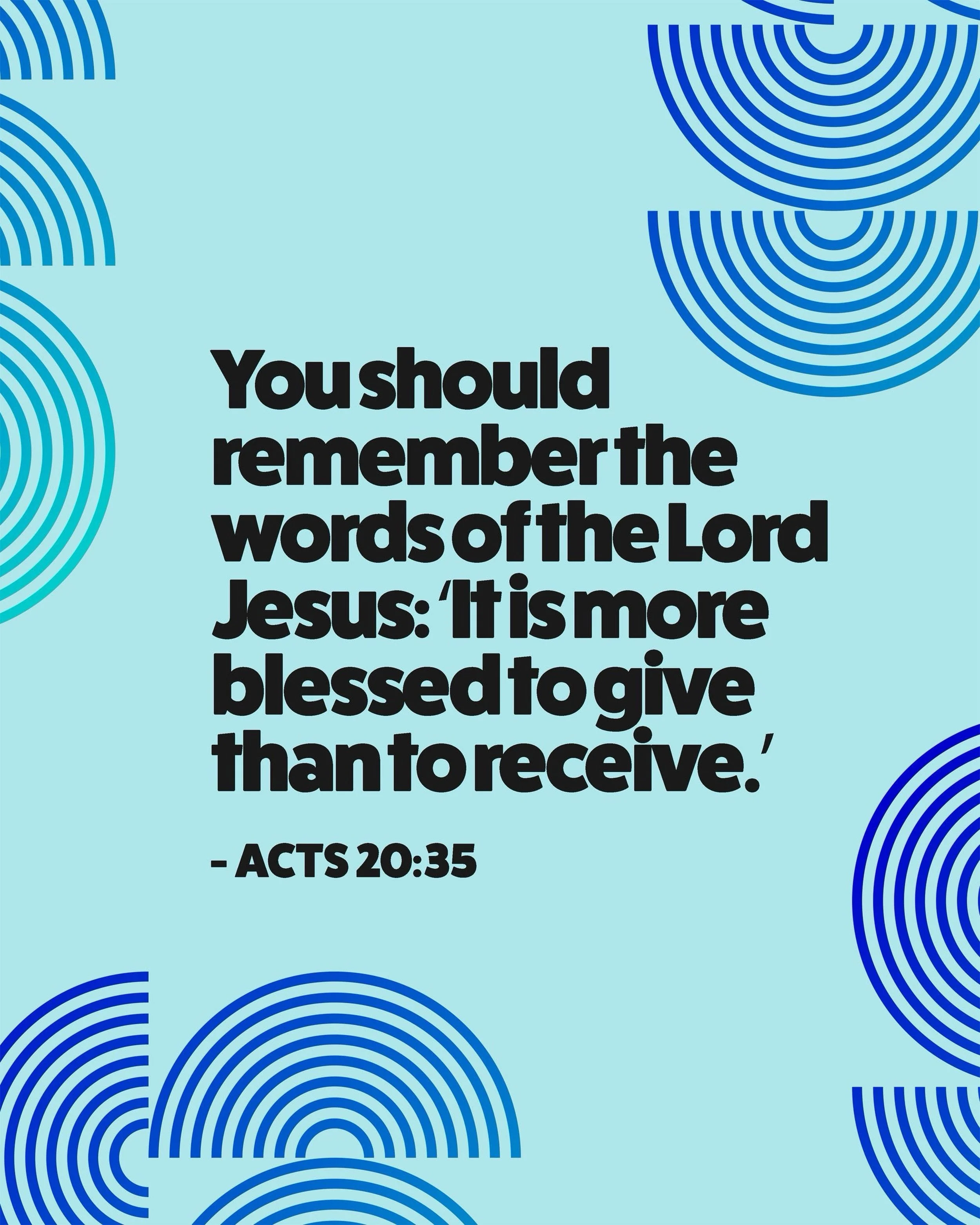Acts 20:35 | You should remember the words of the Lord Jesus: &lsquo;It is more blessed to give than to receive.&rsquo; 
.
.
.
#FollowersChurch #FollowersChurchSpokane #SpokaneChurch #FCSpokane