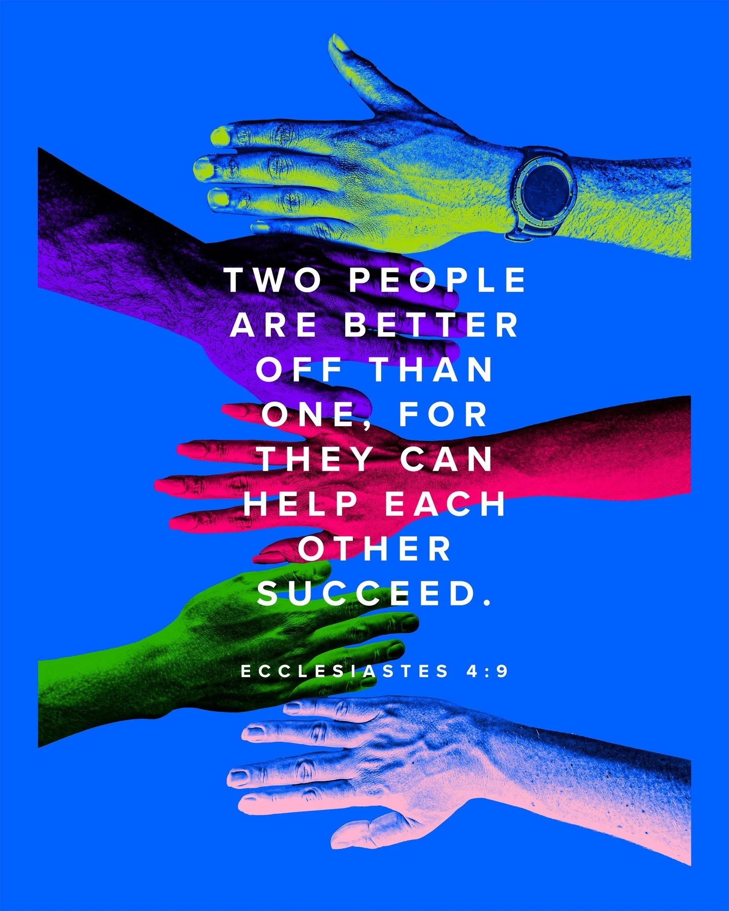 Ecclesiastes 4:9 | Two people are better off than one, for they can help each other succeed. 
.
.
.
#FollowersChurch  #FollowersChurchSpokane  #SpokaneChurch