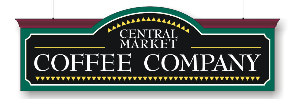 Hanging Kiosk Sign