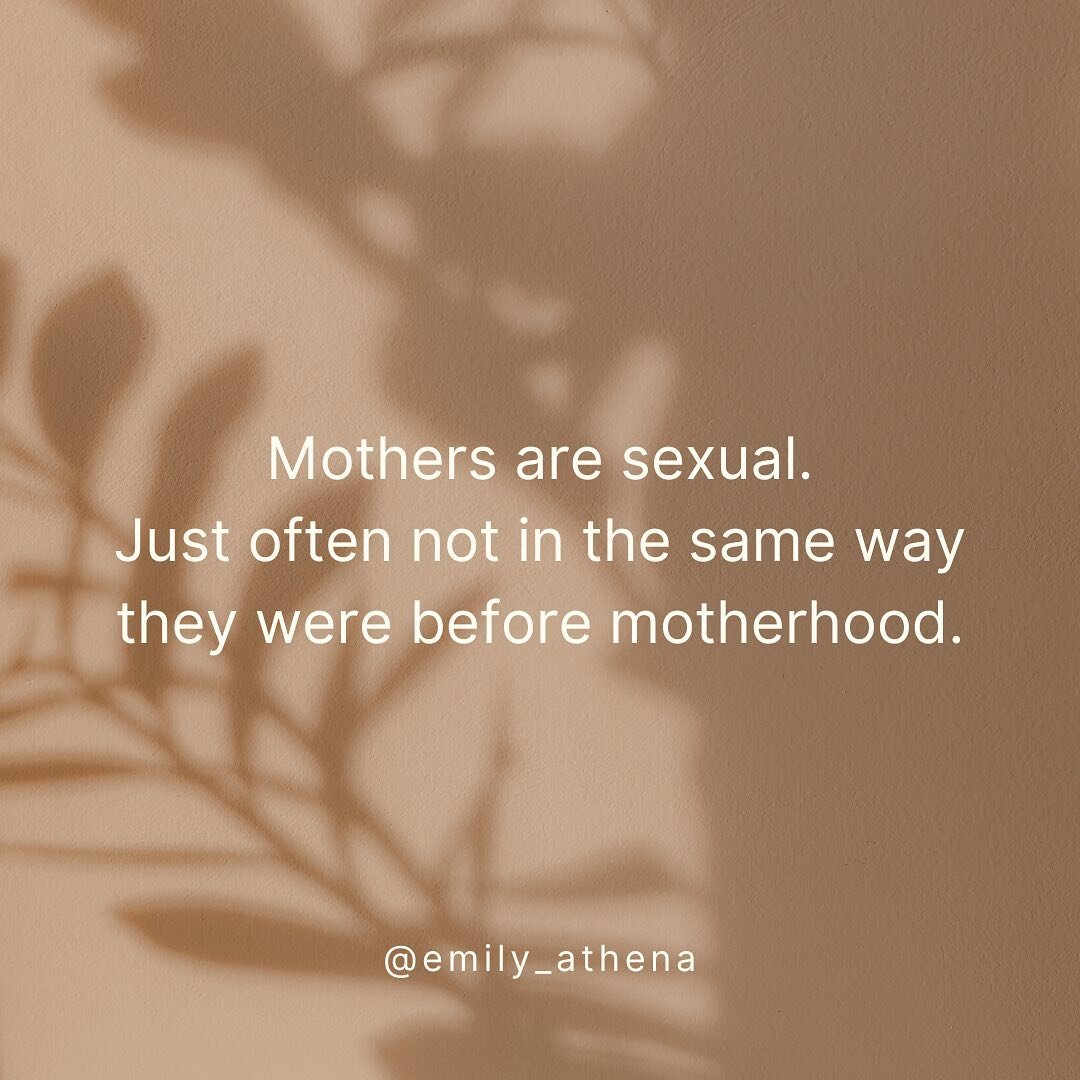 One of the weirdest things to do to women when they become mothers is to erase their sexuality, when it&rsquo;s sex that got them there in the first place! Or pretend like their sexuality will go back to business as usual at 6 weeks postpartum.

The 
