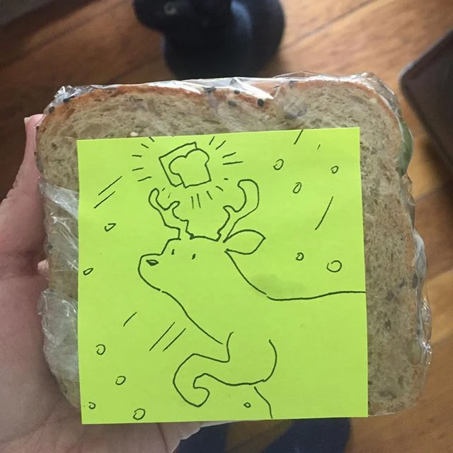 I got schmutz on this one. Sorry everyone. When Chad gave it to me it was pristine. Still too good not to share it though.
-Q