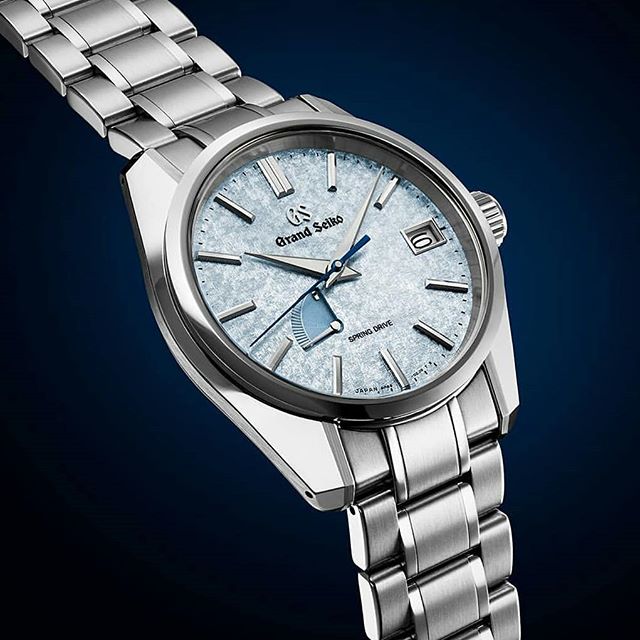 Grand Seiko released three limited edition pieces powered by spring drive for American market exclusively. 
Steel, platinum and gold. All three have impressive dials in the best GS tradition, this time inspired by a Japanese art technique called &quo