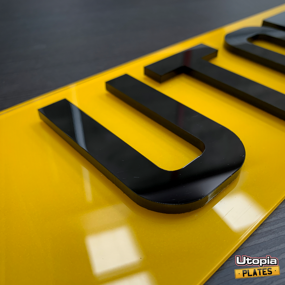 Are 4d Number Plates Legal Utopia Plates 4d Laser Cut Number Plates Fully Road Legal 3d Gel