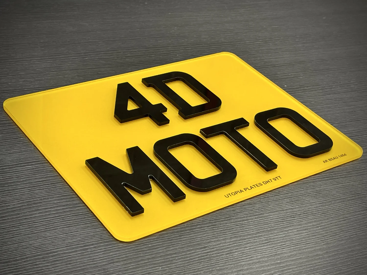 4d Laser Cut Motorbike Quadbike Plate Utopia Plates 4d Laser Cut Number Plates Fully Road Legal 3d Gel