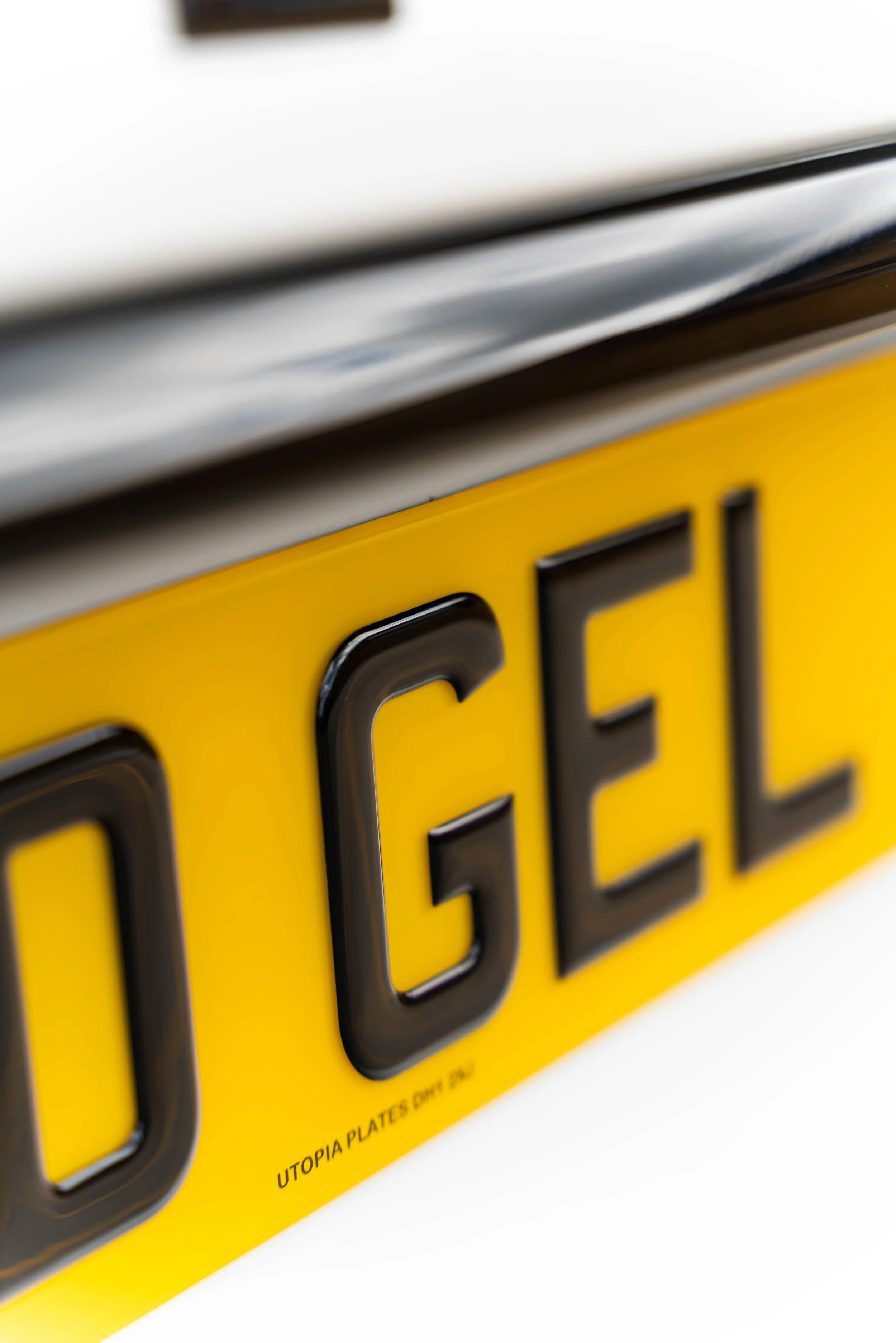 3D Gel Resin Number Plates Fully Road Legal! — Utopia Plates 4D