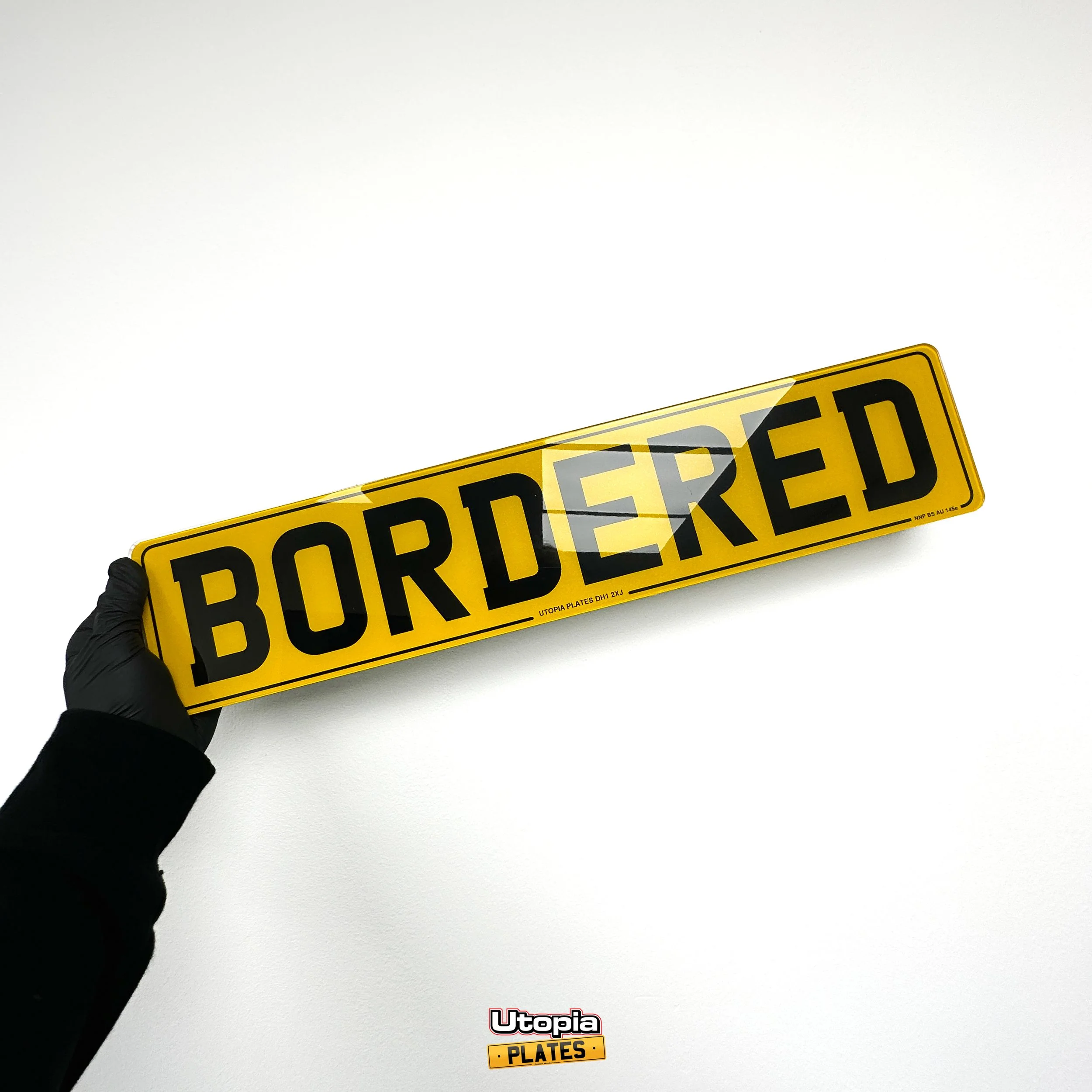 3D Gel Resin Number Plates Fully Road Legal! — Utopia Plates 4D