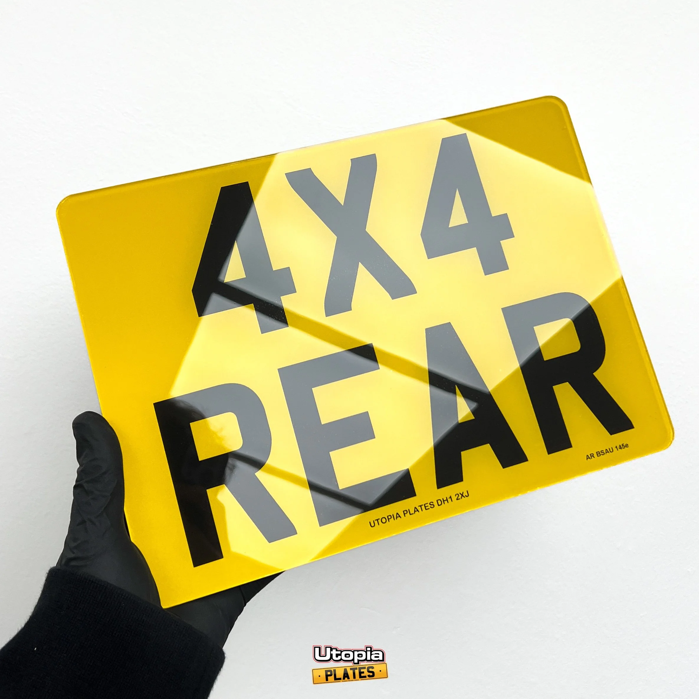 3D Gel Resin Number Plates Fully Road Legal! — Utopia Plates 4D
