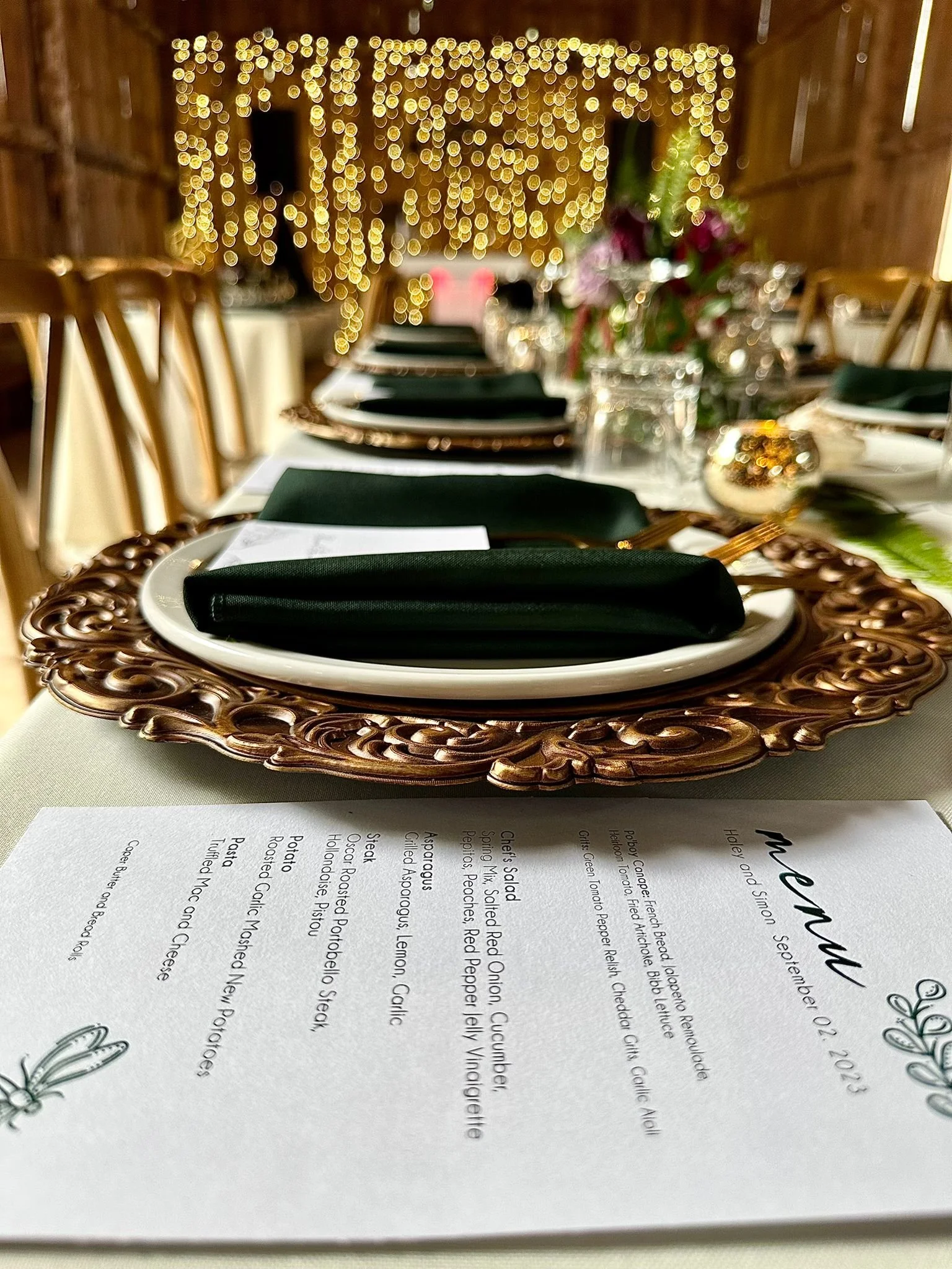 Bronze Baroque Charger