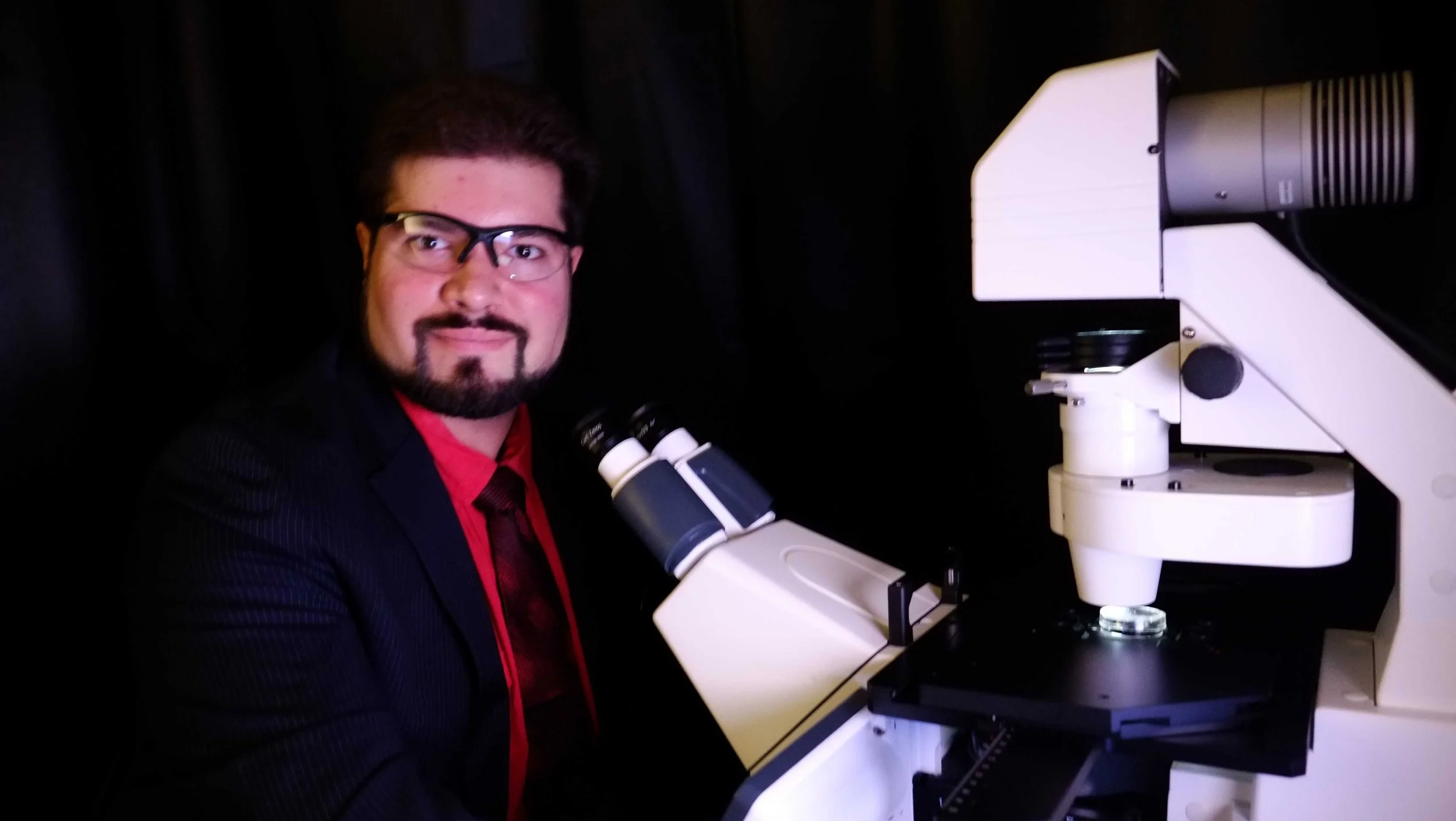  Manny doing microscopy 