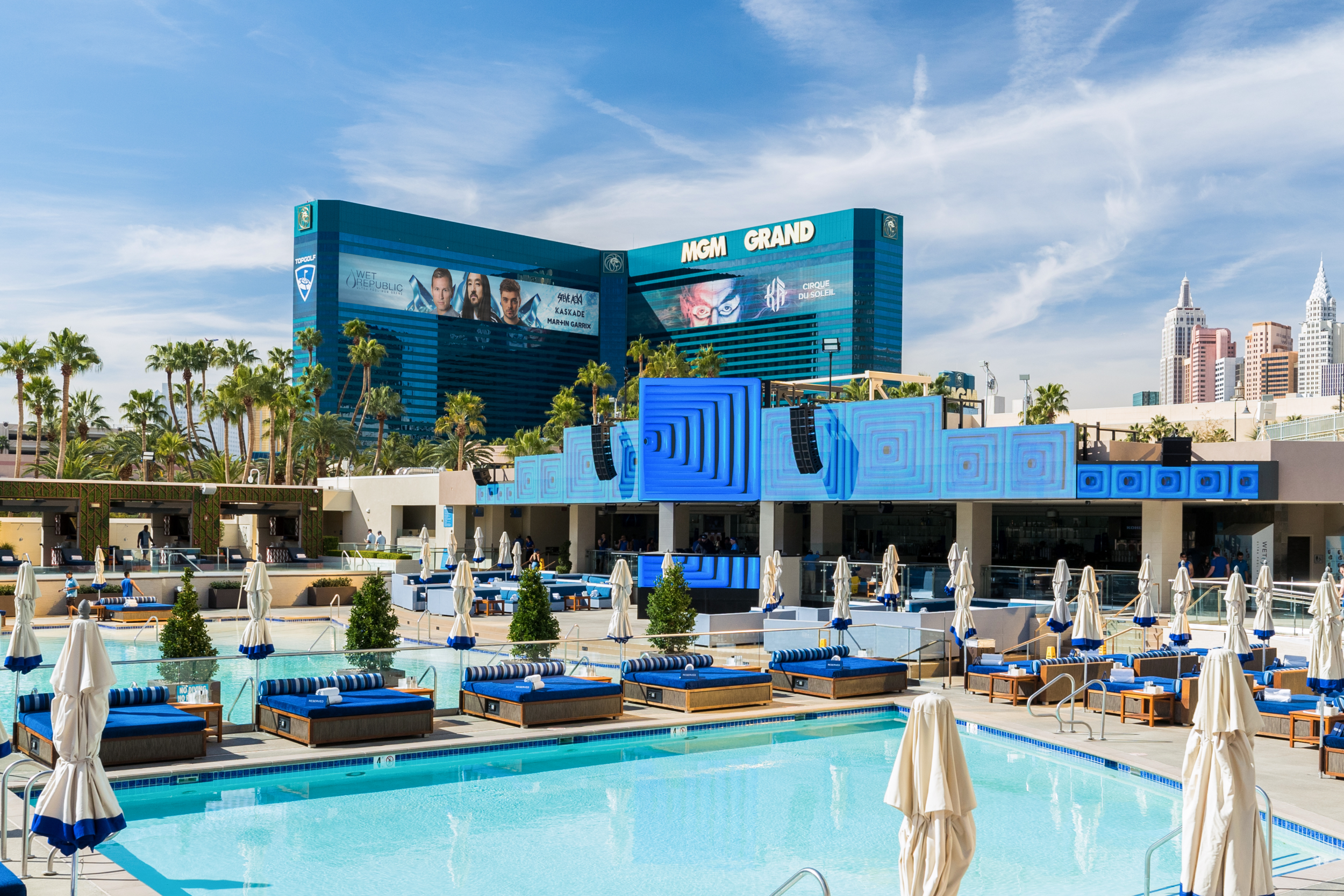 MGM Grand Hotel and Casino - The Director's Pool at the MGM Grand Hotel &  Casino