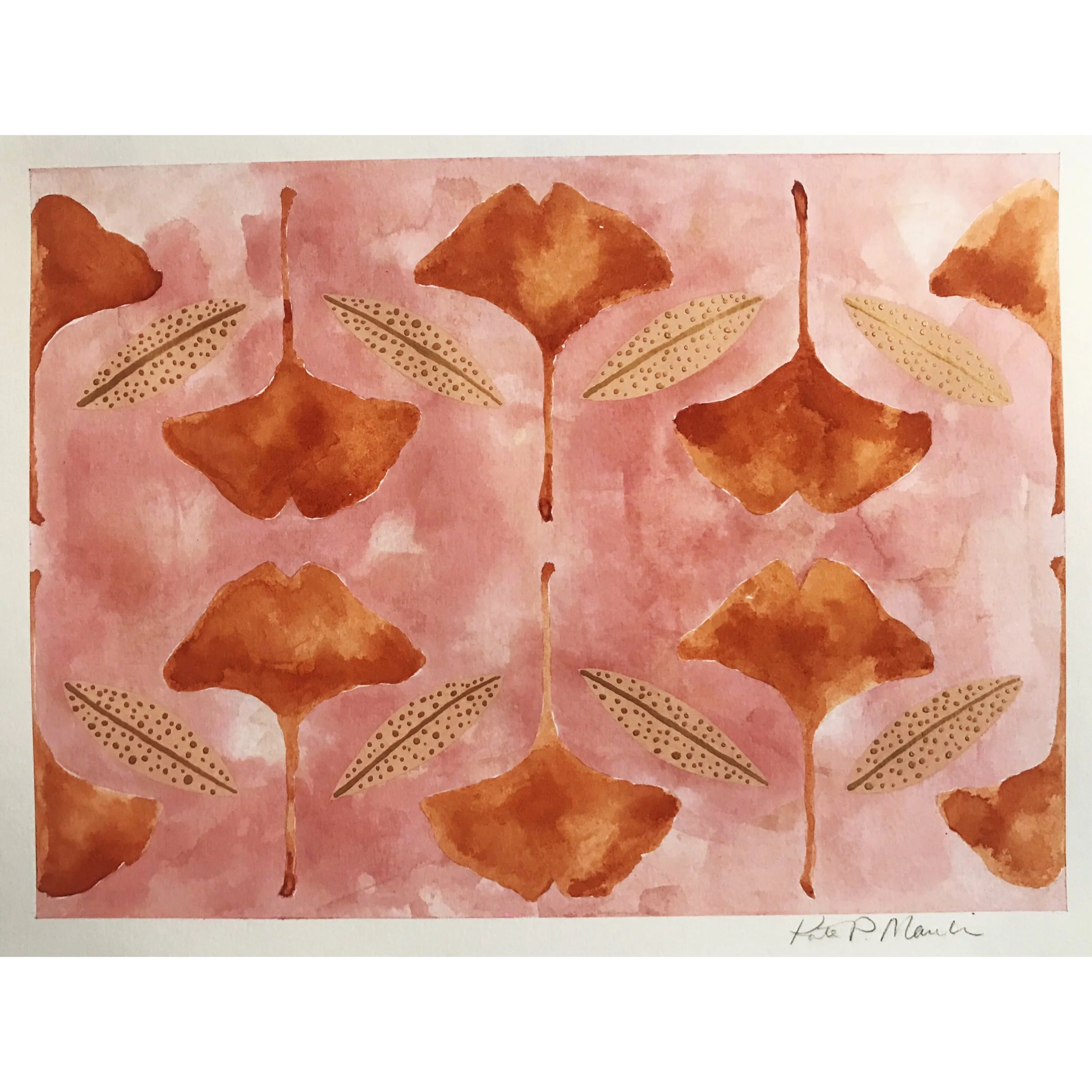 Ginkgo Rust &amp; Rose - original