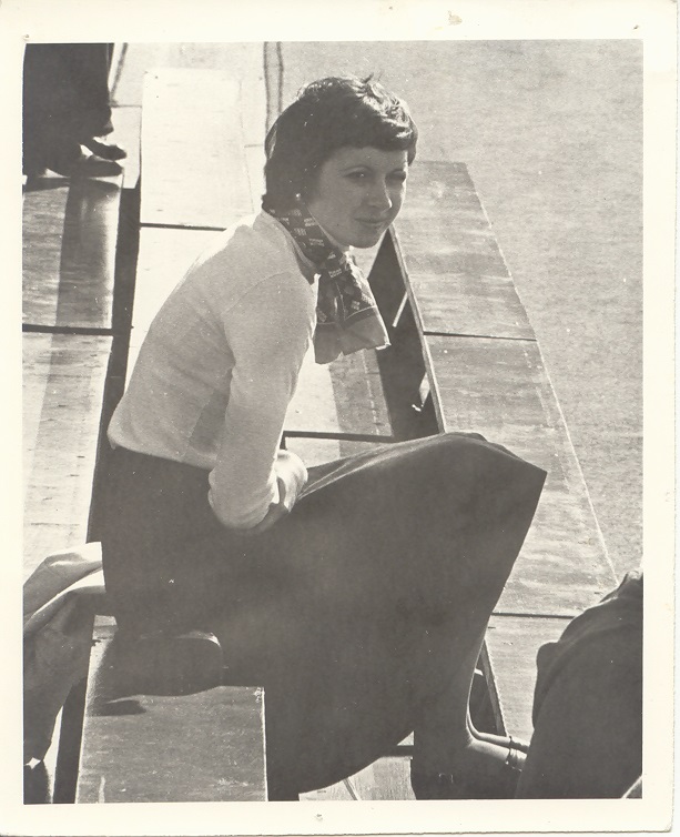 As Kevin says, patient donna - sitting on the stands surrounding the parade square