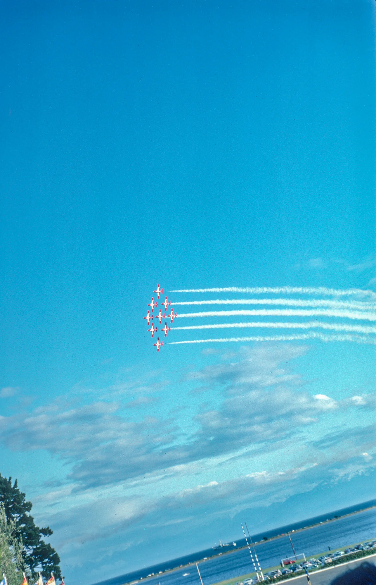 flypast by the snowbirds