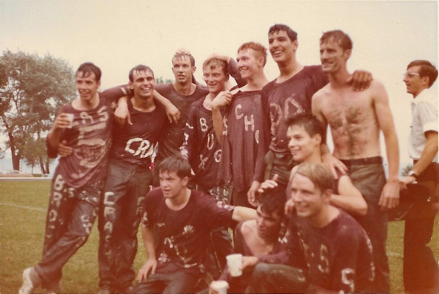 5 sqn recruits (after!) - tired but happy and obviously very relieved