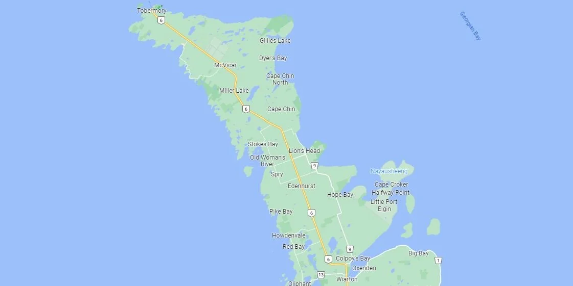 Anecdote Roads Memories Escape and Evasion Bruce Peninsula.JPG