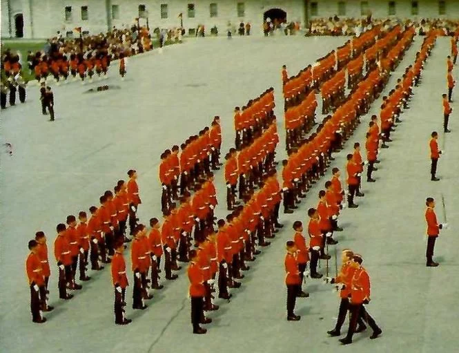 Anecdote The White Glove CWC Inspection Wing on Parade.JPG