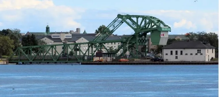 Lasalle Causeway Bridge and RMC.JPG