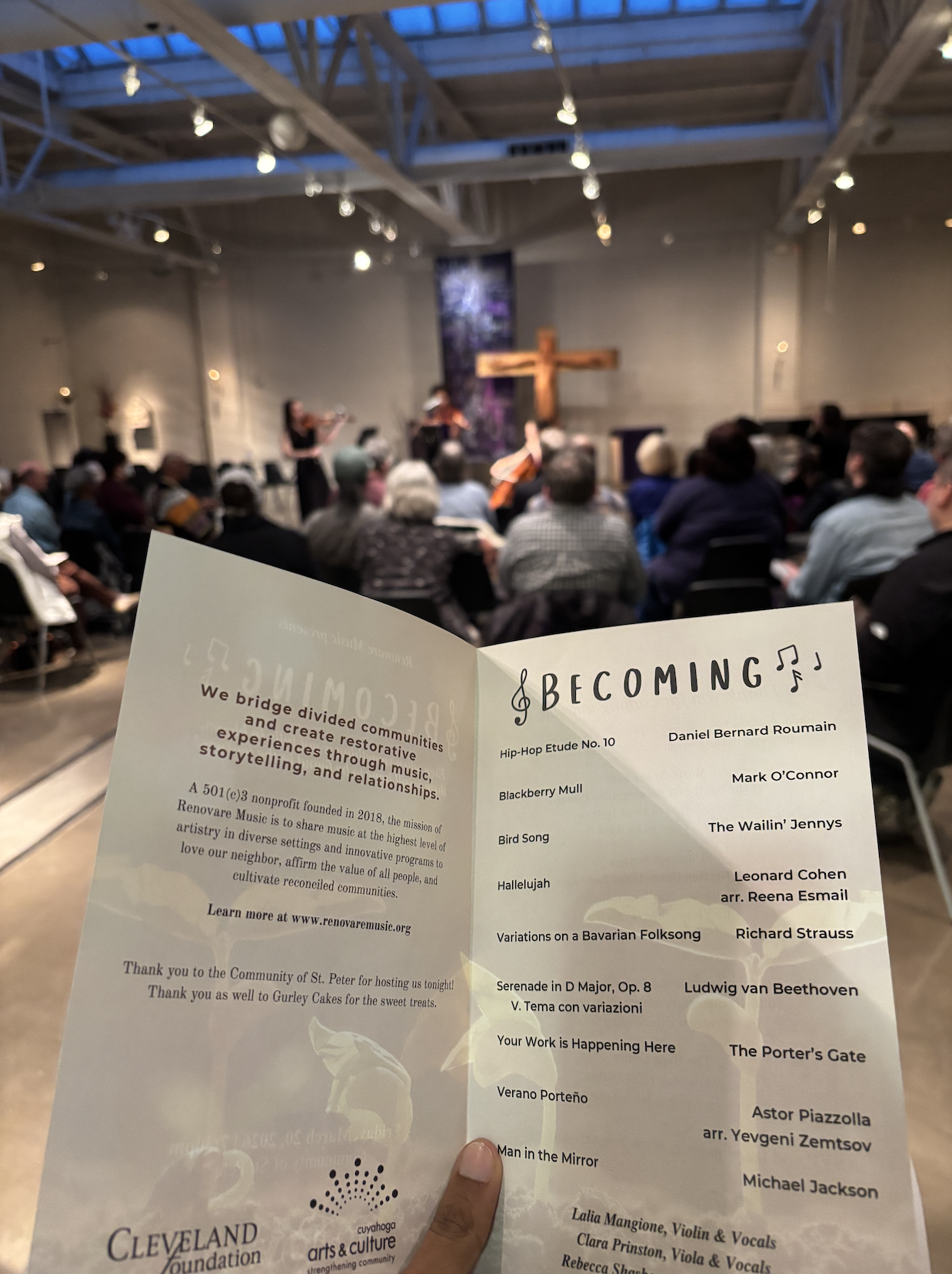 Concert Reflections: Becoming