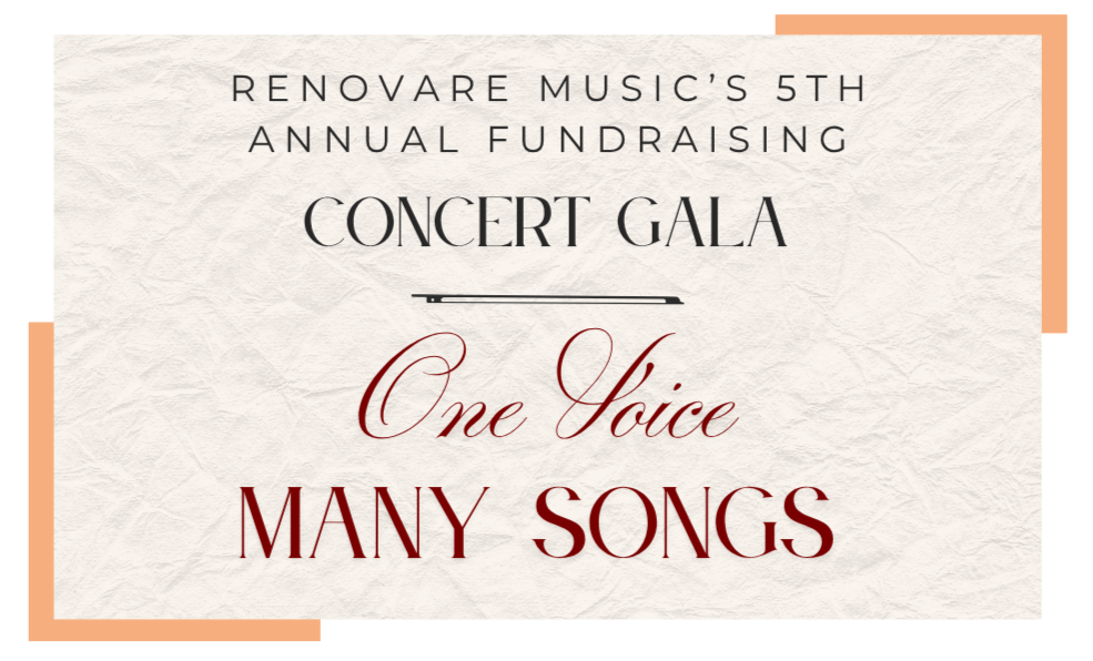 One Voice, Many Songs_Renovare Music Gala 2026