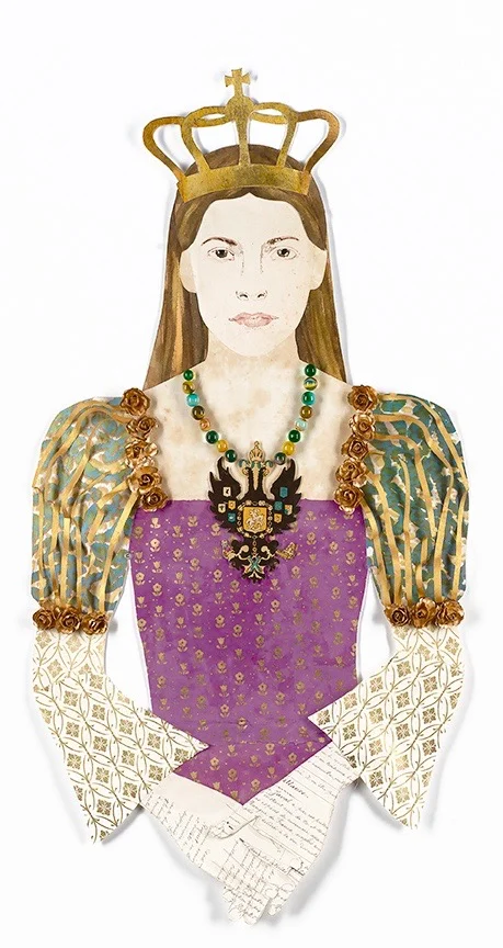 PRINT GIVEAWAY: THE QUEEN Dimension : overall is 16.5 x 28, with the Queen being 12.5 x 24 The retail value is $575.00