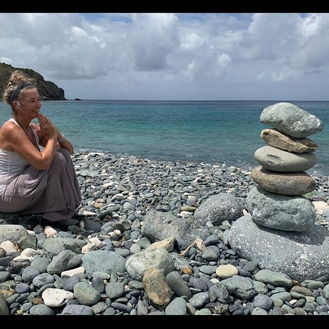 Pausing...Grounding...BEing with what is. Rams Head, St John. #naturesgifts #hikingstjohn #usvi #meditation #gratitude #beherenow #lovingkindness #yoga