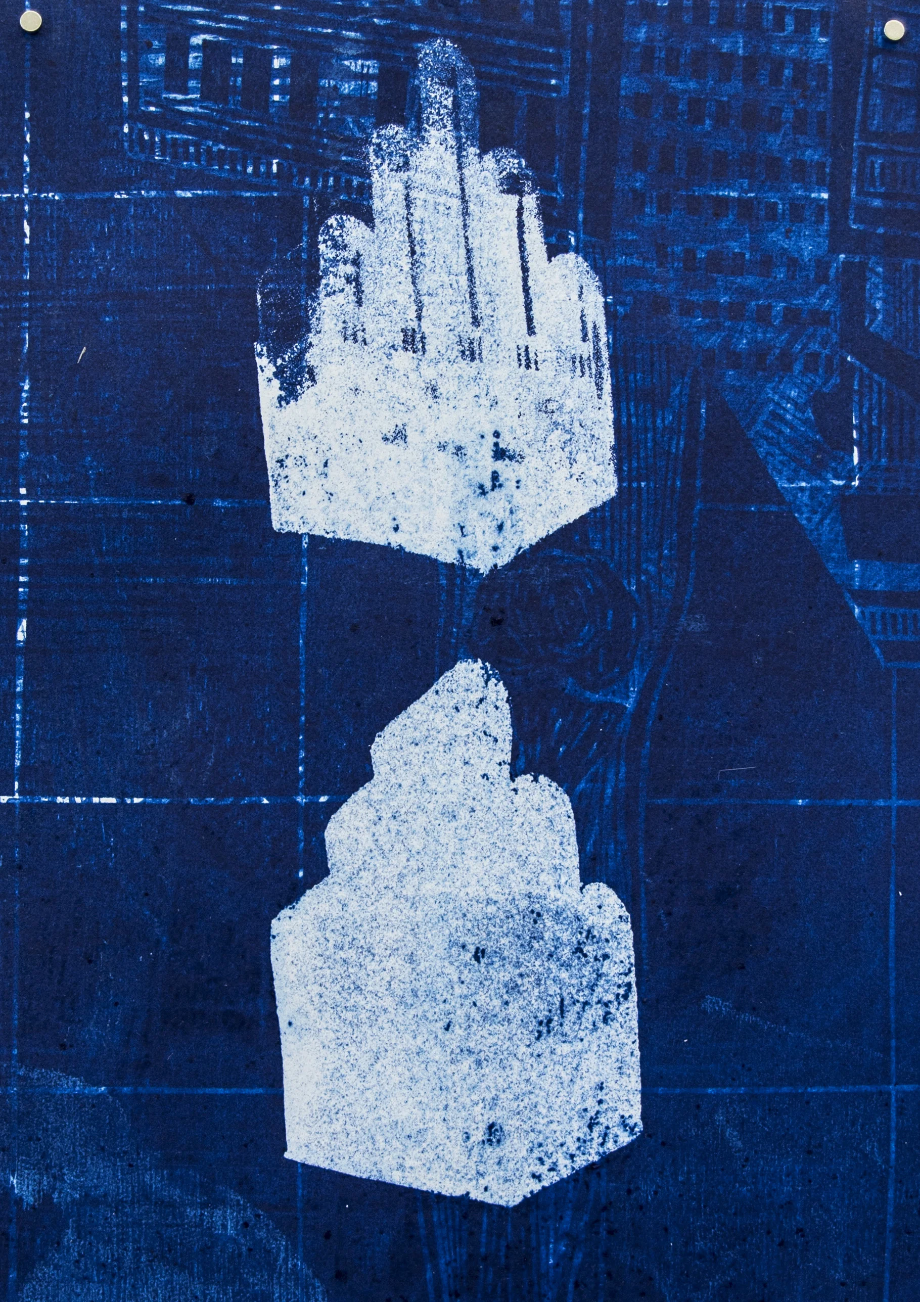  Dismantle 3  Screen Print  8.5”x 11” 