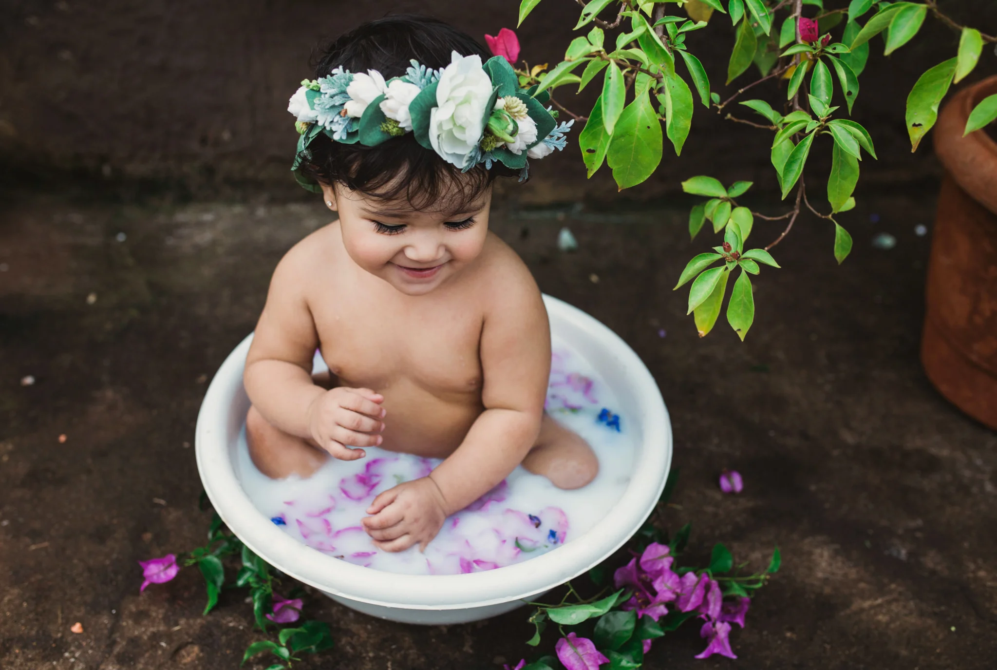 Maria Lucia – One year old portraits &amp; cake smash {Destination family photographer}