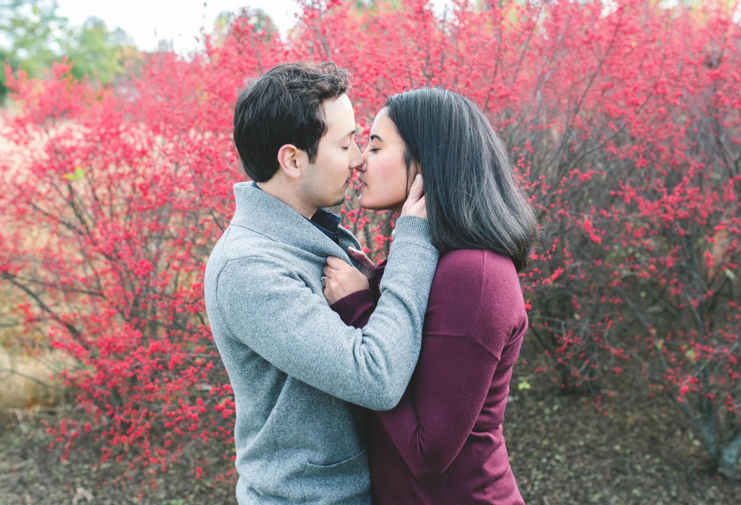 Arboretum at Penn State Engagement Session: Jay and Clara {State College, Pennsylvania wedding photographer}