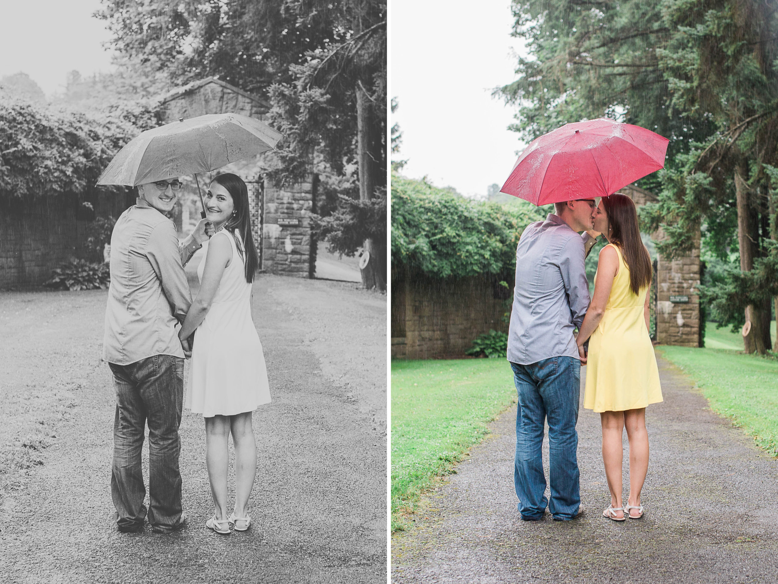 Johnstown Pittsburgh PA engagement session romantic rain couple portraits (17).jpg