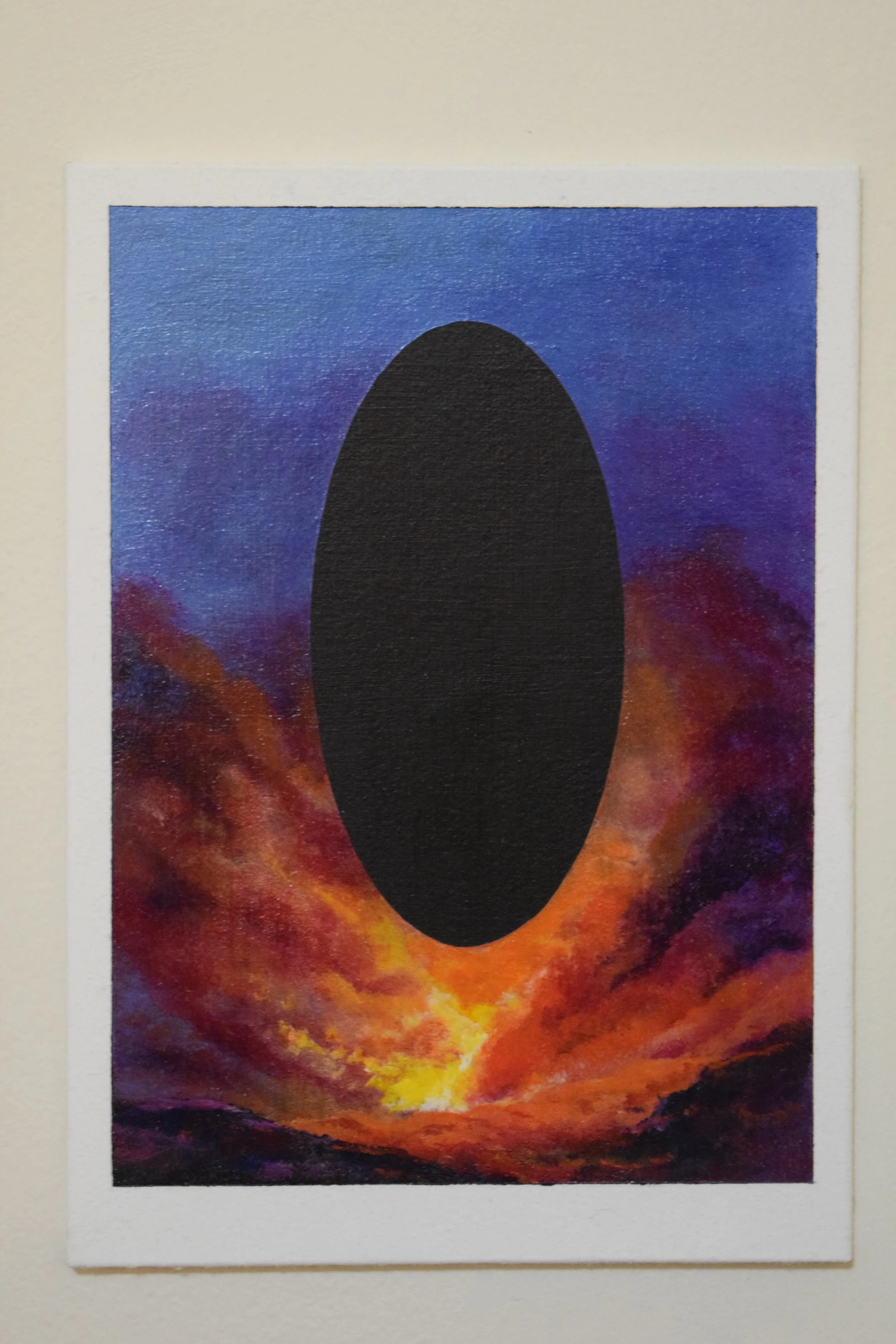 Void Over a Mountain on Fire