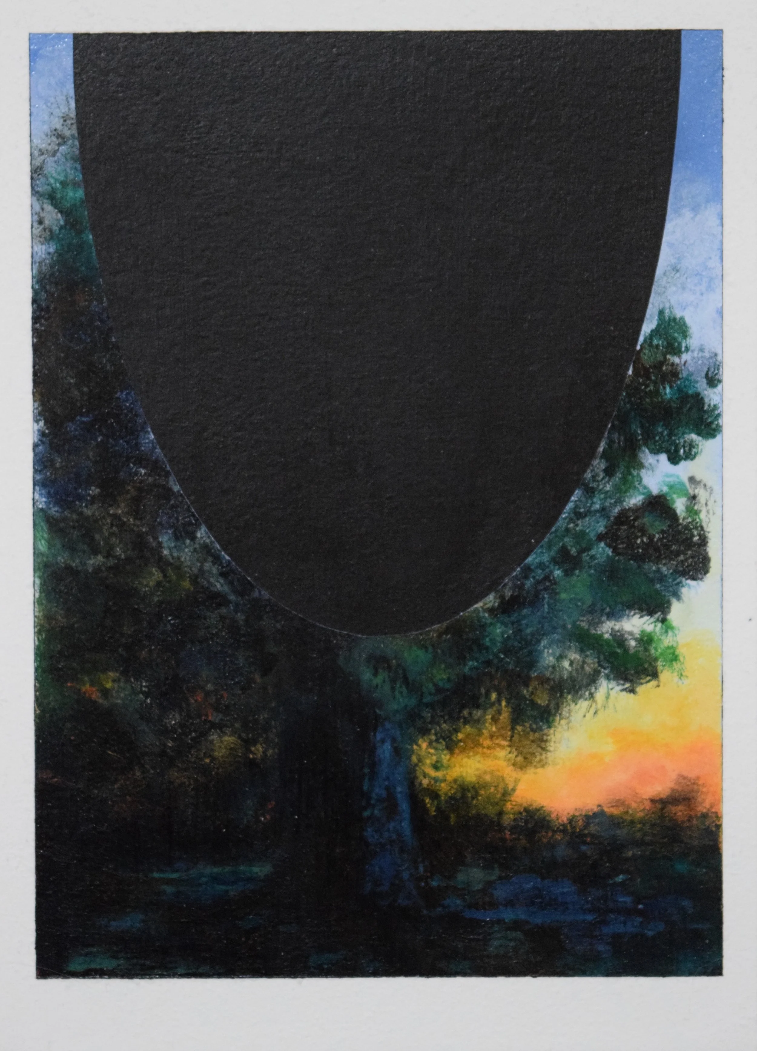 Void Over a Tree