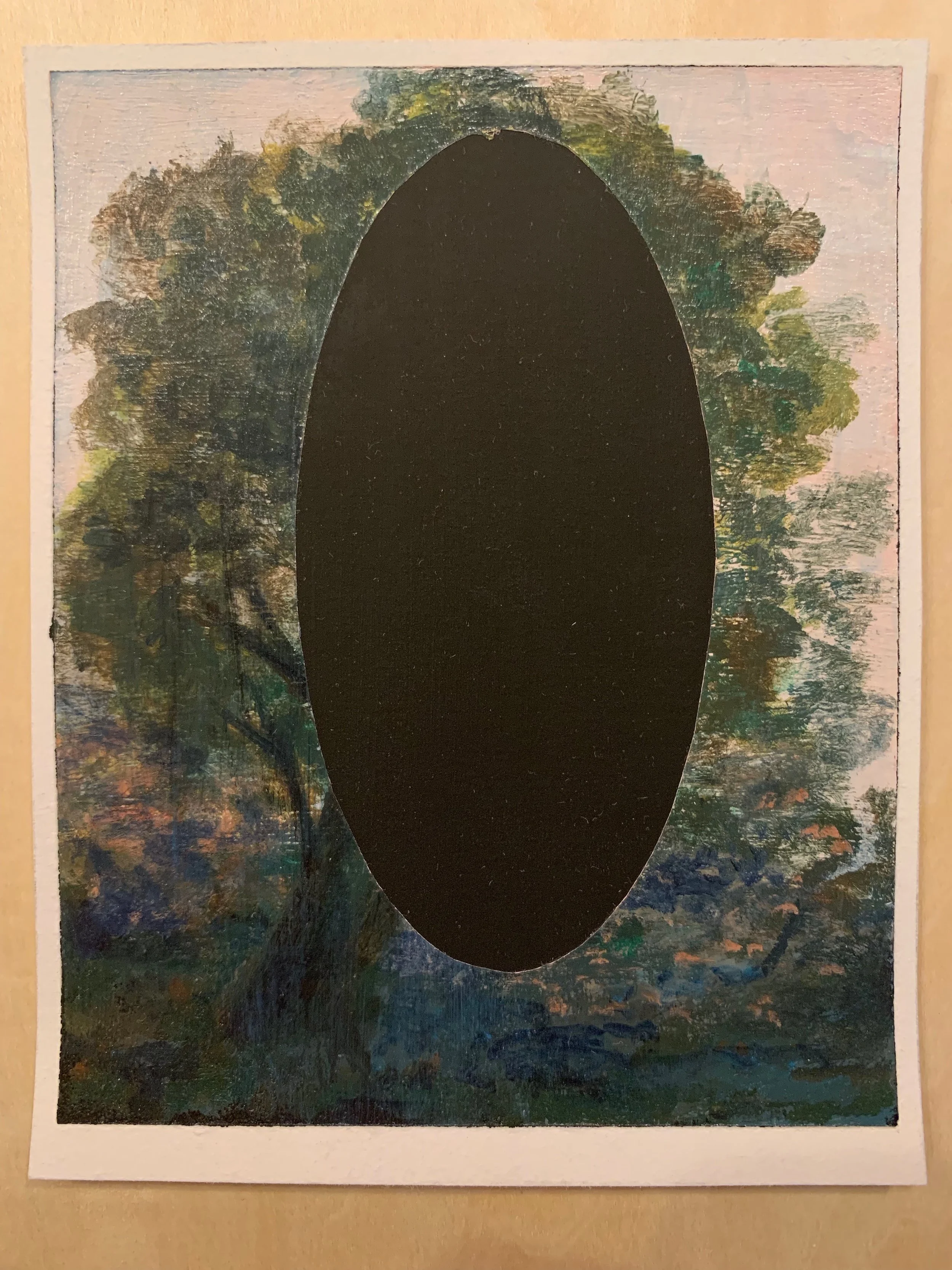 Void Over a Tree