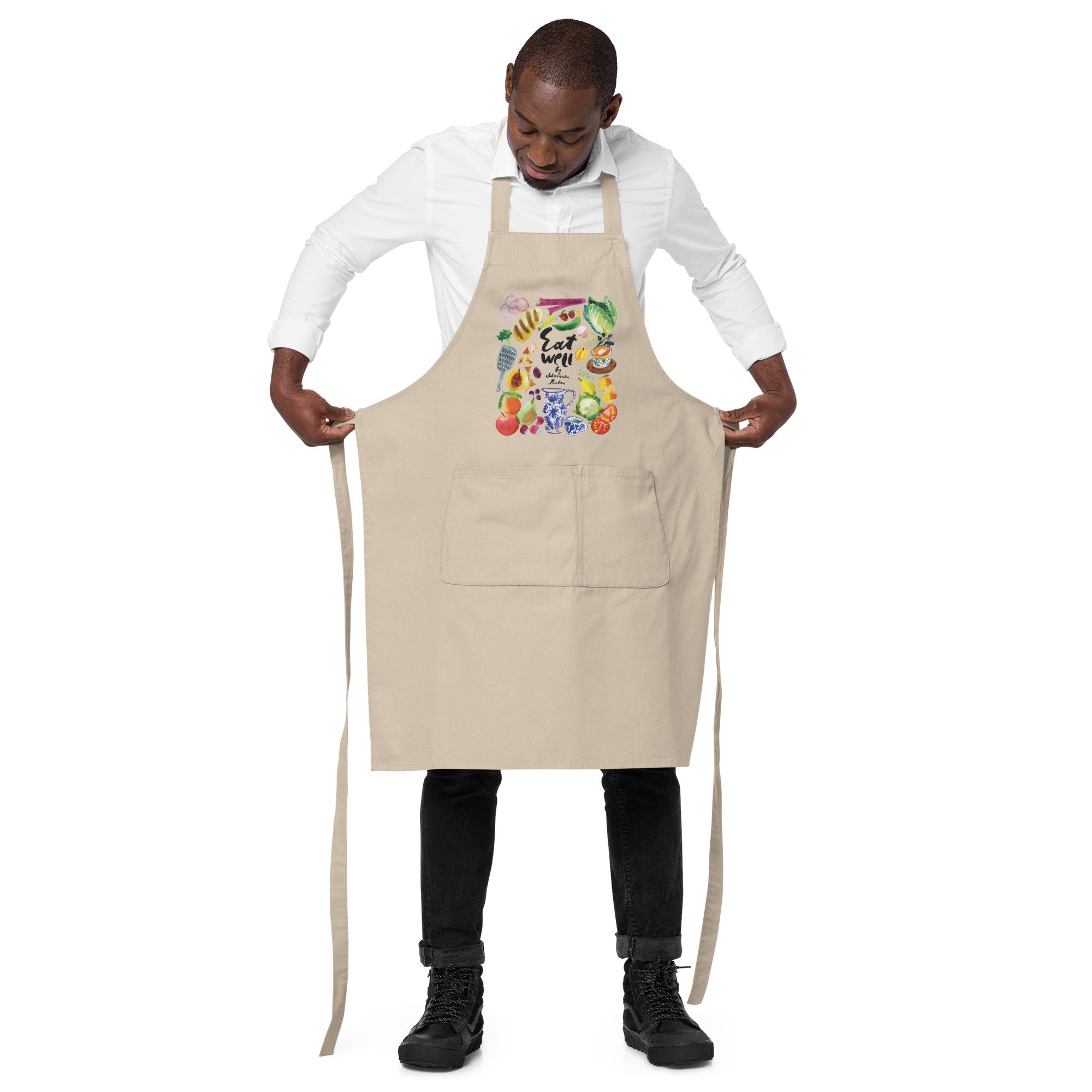 Mom is the Best Cook Organic cotton apron – Ana Rose LLC