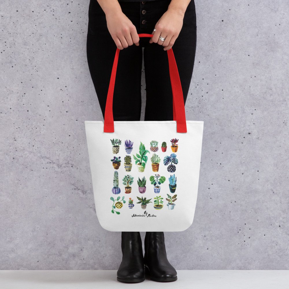 Hand Painted Tote Bag 