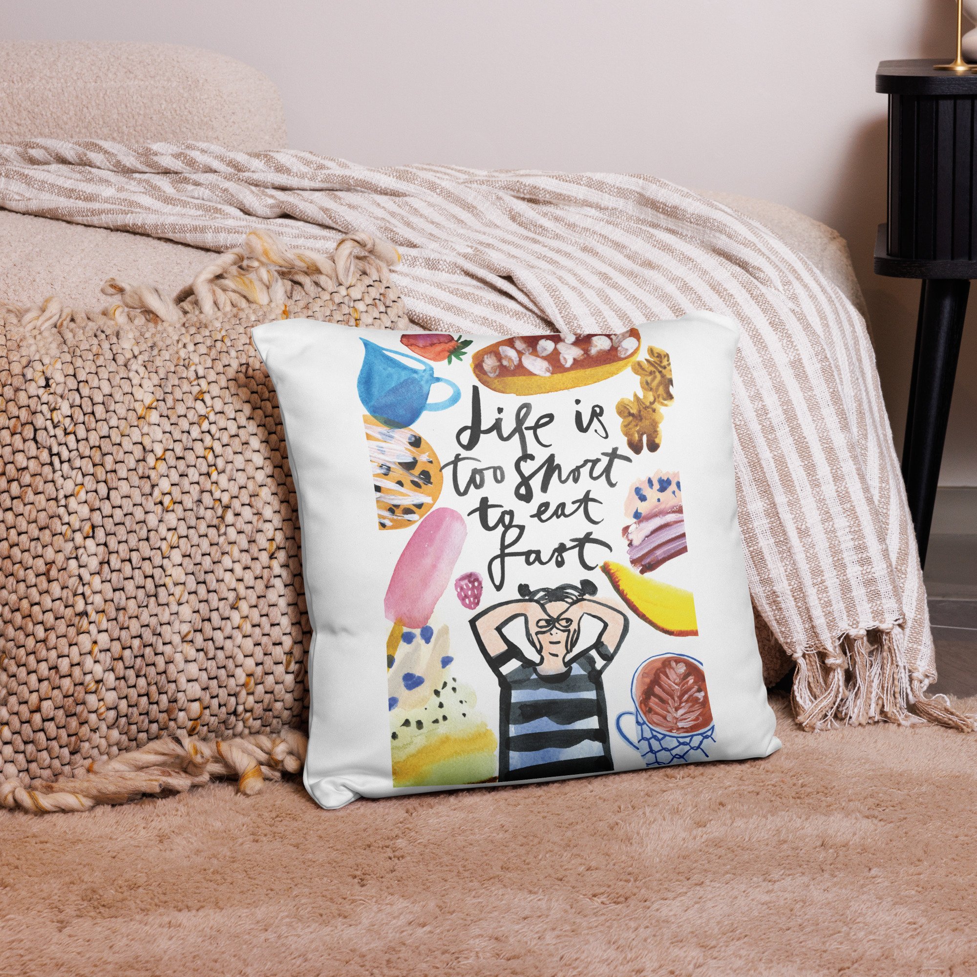 Life's Too Short Pillow — Project Kesher